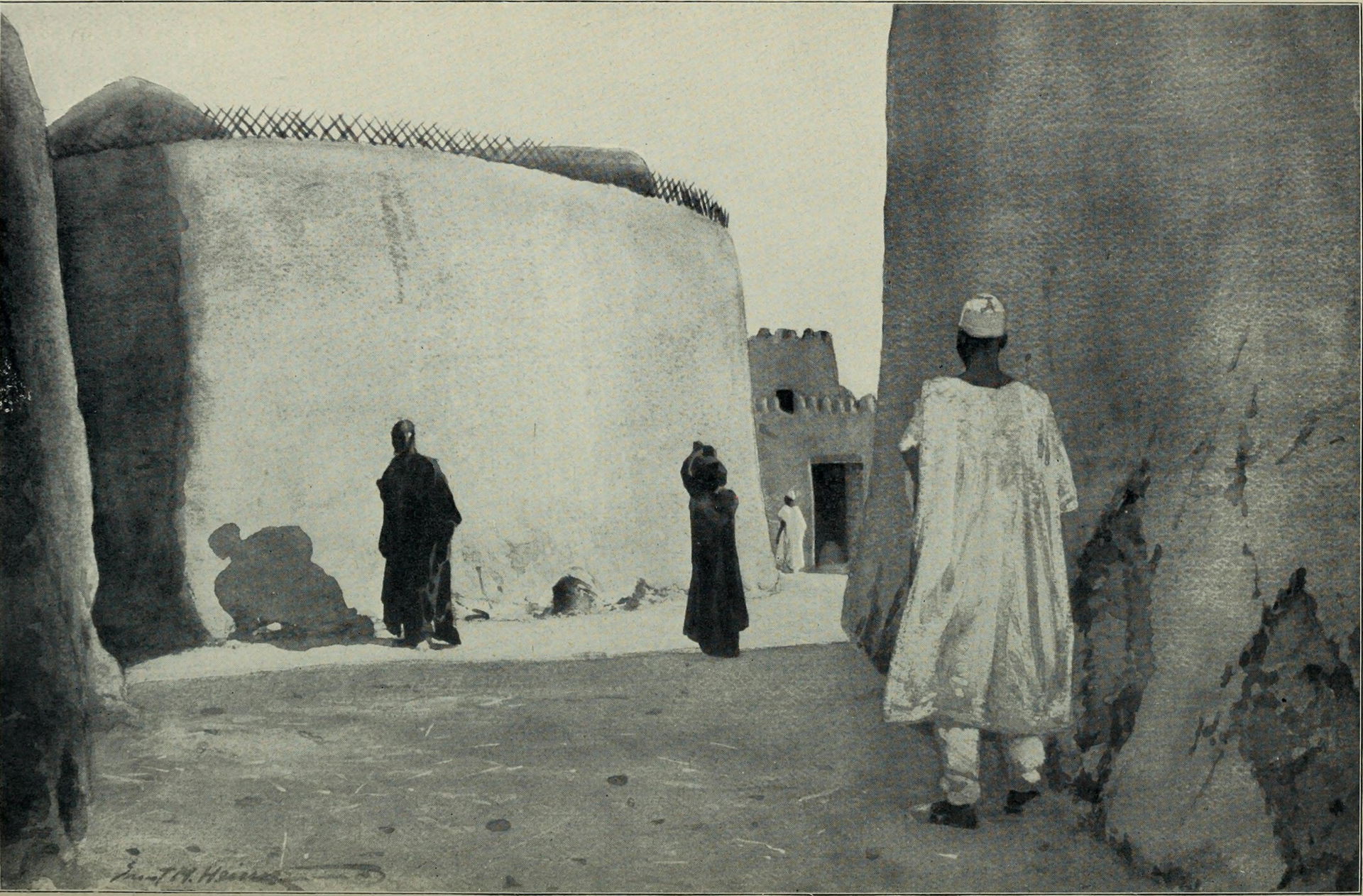 Street in Gulfei, 1911
Identifier: fromcongotonige01adol (find …
