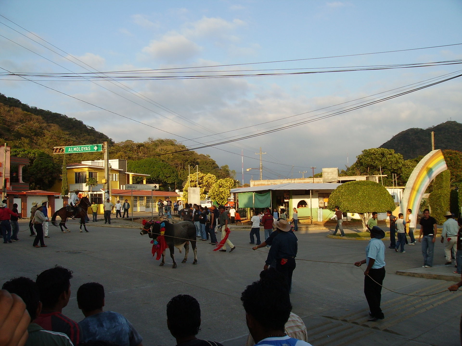 Tradicional Calenda del 12 de Diciembre en Lagunas Oaxaca