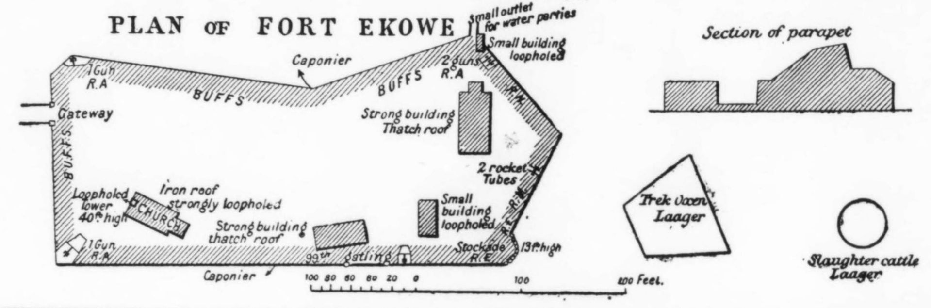 Map of Lord Chelmsford's Route to the Relief of Ekowe, &c.