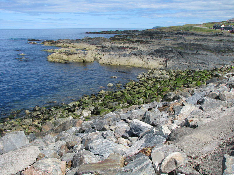 Rocky coastline at Macduff