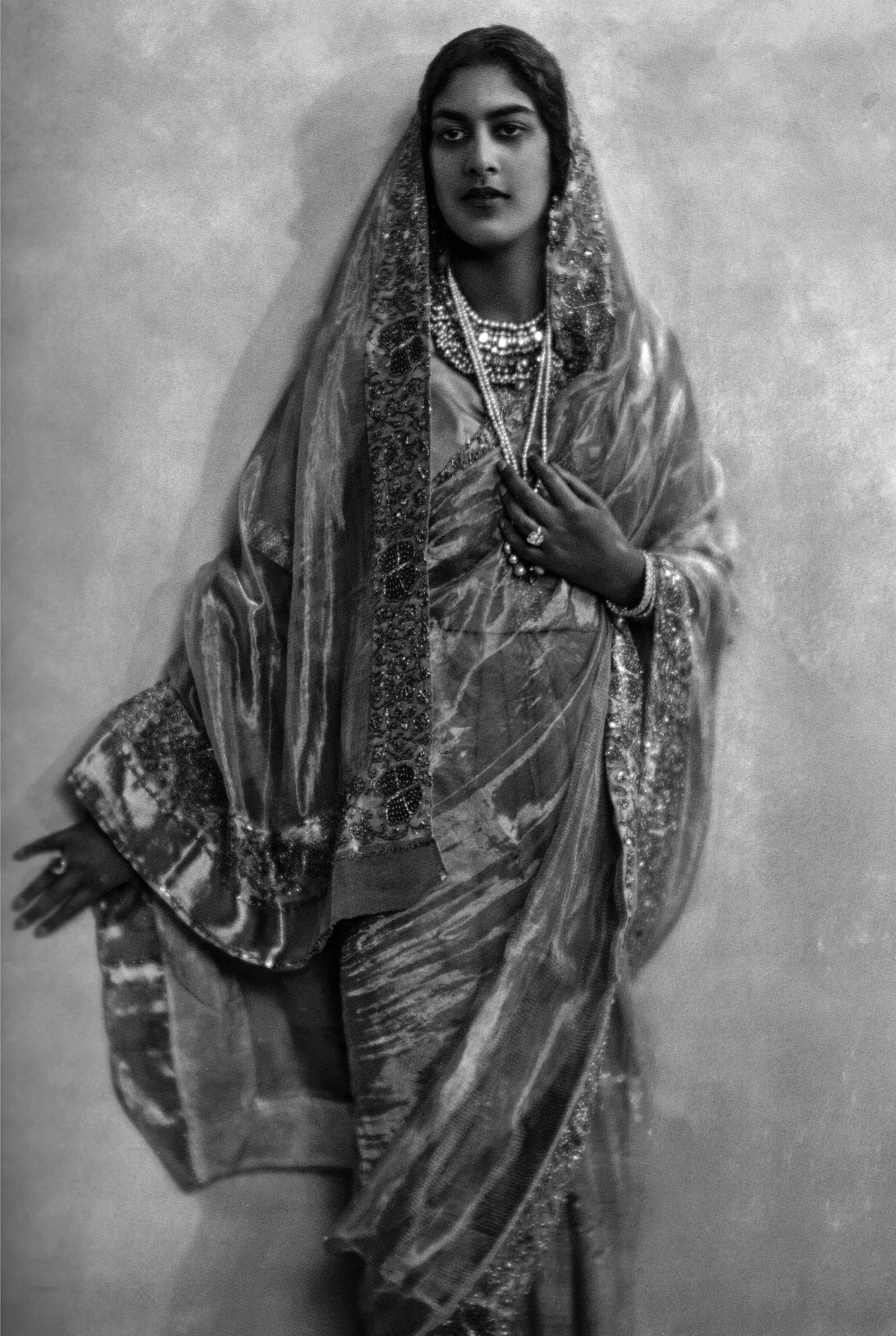 Maharani Amrit Kaur of Mandi 1924, during her visit to England