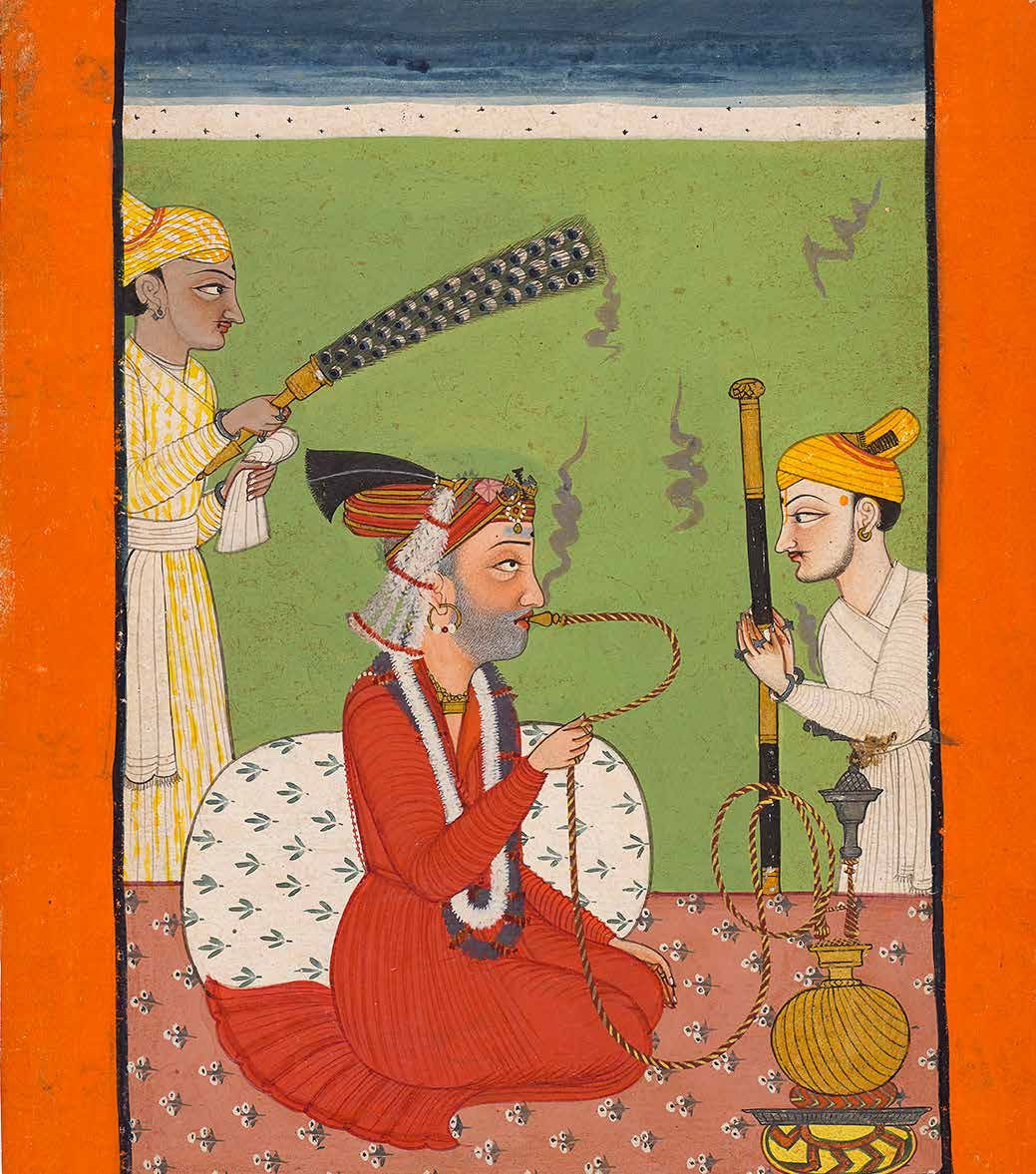 Painting of Raja Shamsher Sen of Mandi State, Mandi, ca.1770–80…