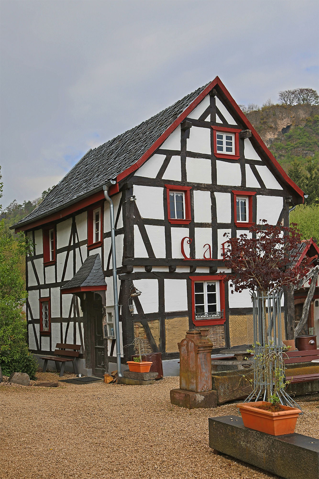 Historic Café Alt Sarrestdorf in Gerolstein - a town in the dis…