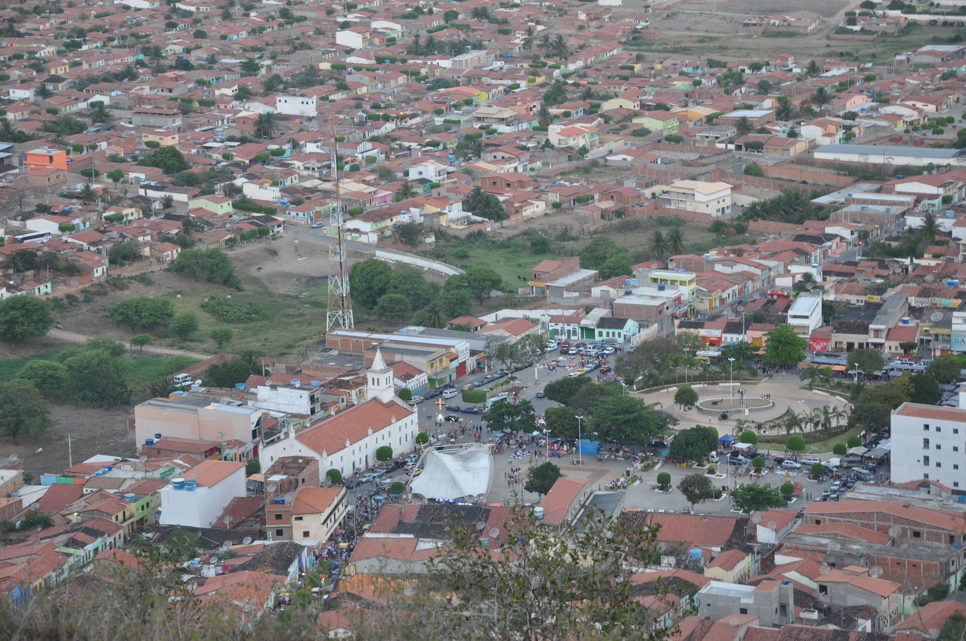 Monte Santo vista de cima da Santa Cruz