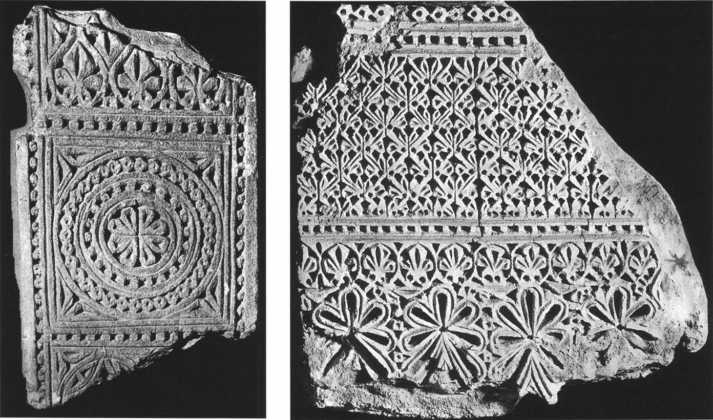 Vestige de la ville ibadite de Sédrata : plâtre sculpté, Sahara…
