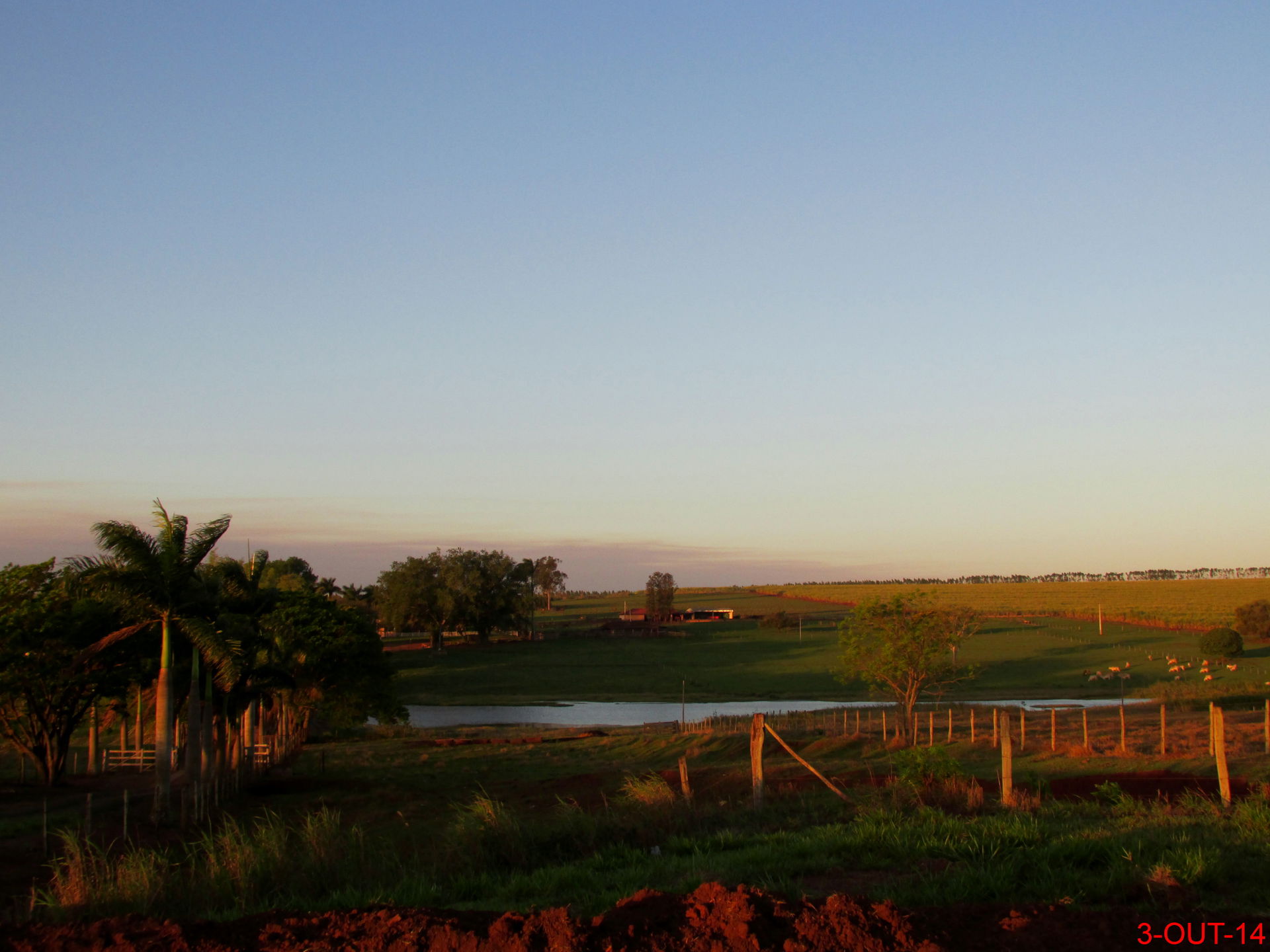 Fazenda Santa Marta vista no Km-358 da rodovia Deputado Leônida…