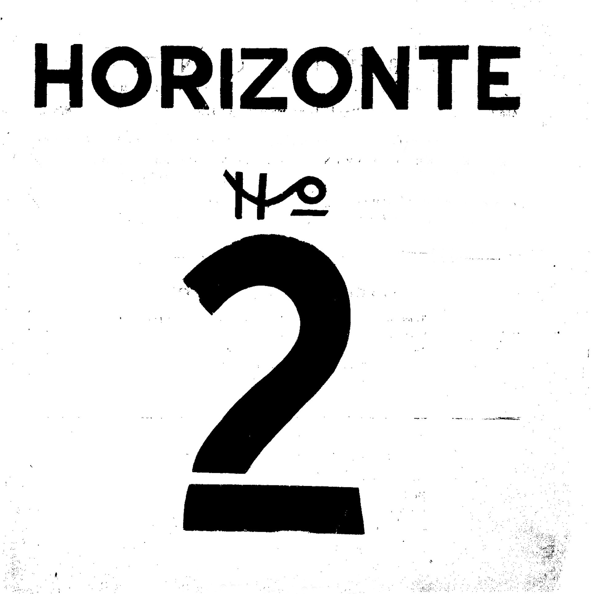 Portada del número 2 de la revista Horizonte (30 de noviembre d…