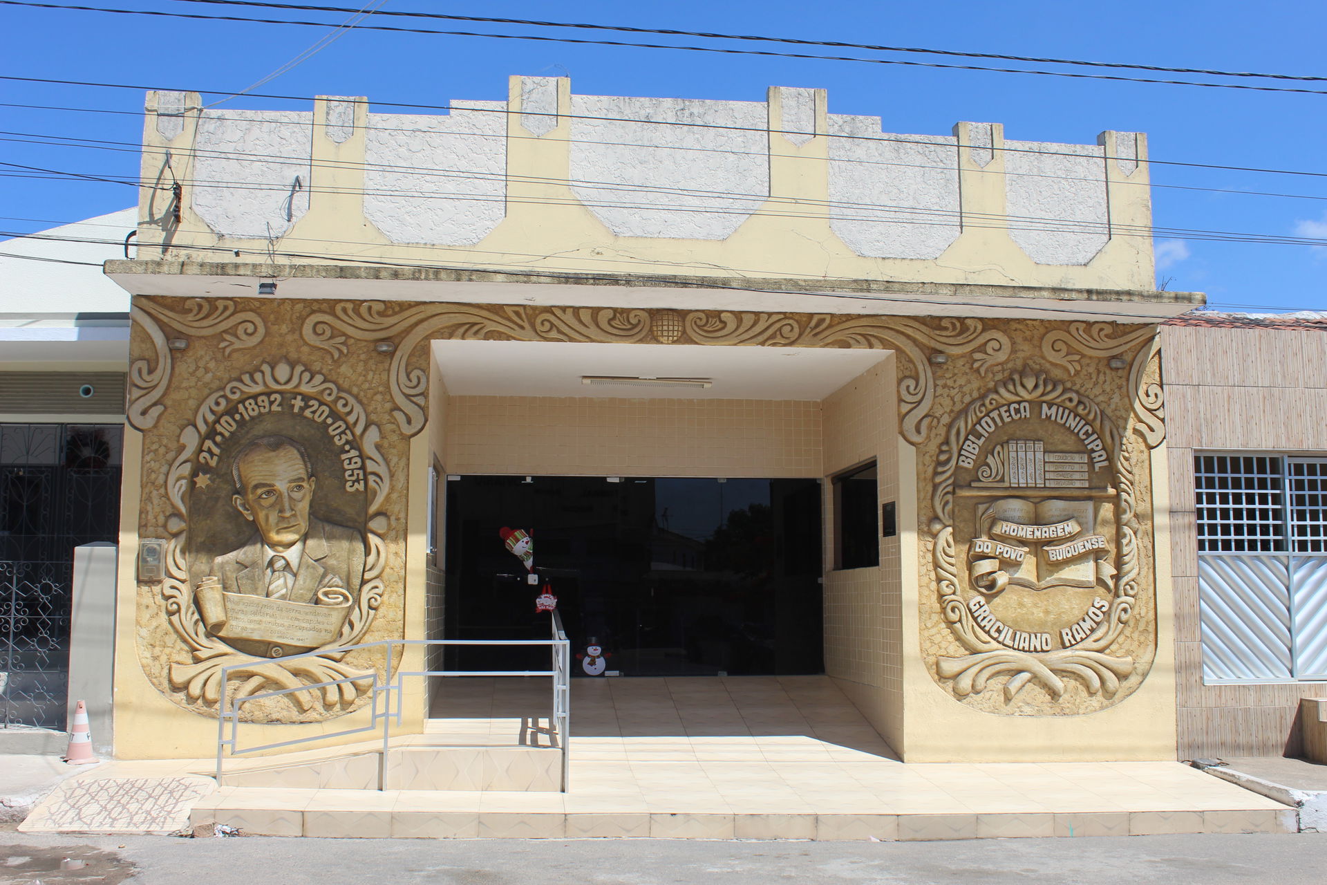 Biblioteca Municipal, Buíque, em dezembro de 2024