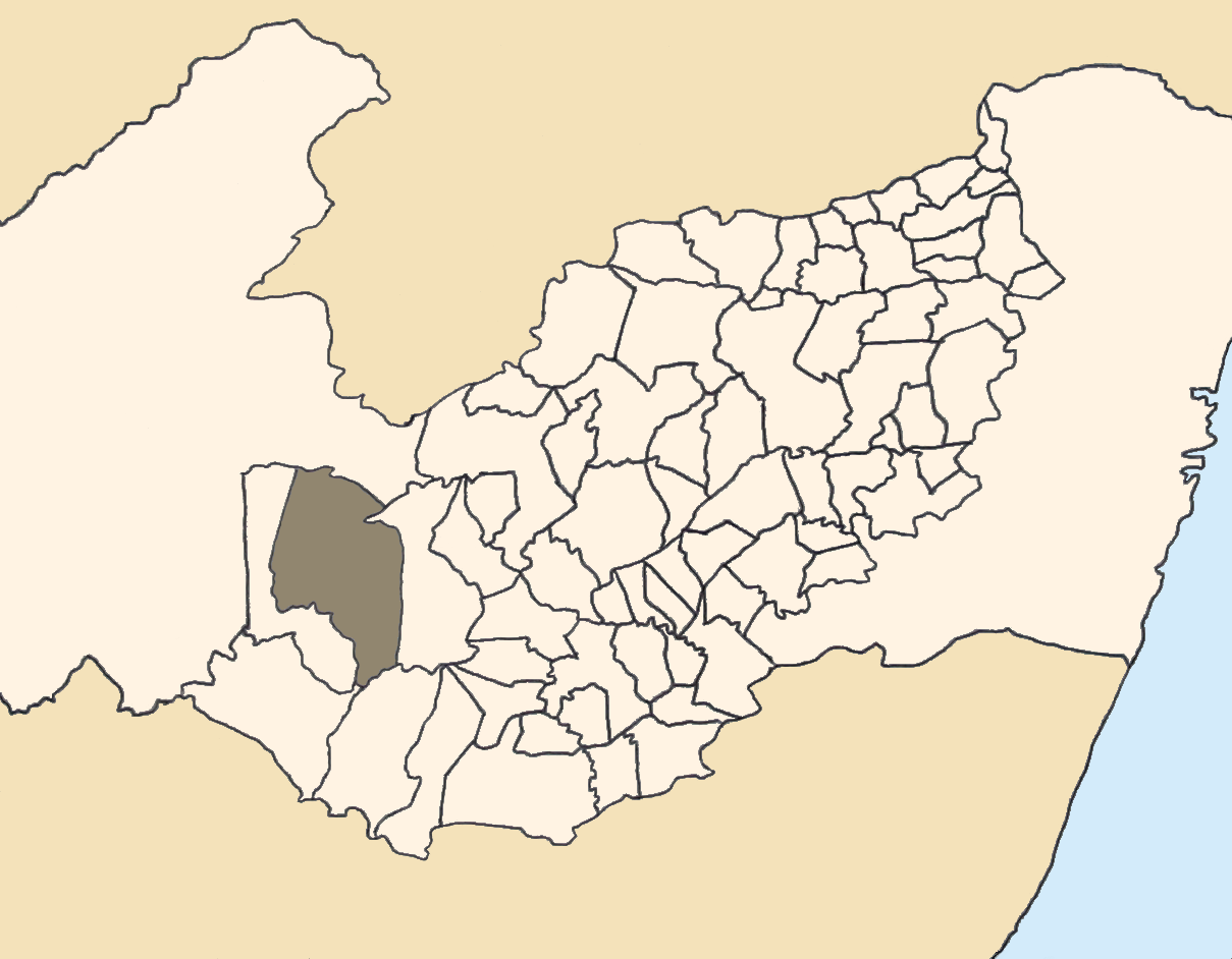 Mapa da mesorregião Agreste de Pernambuco (Brasil) subdivida em…