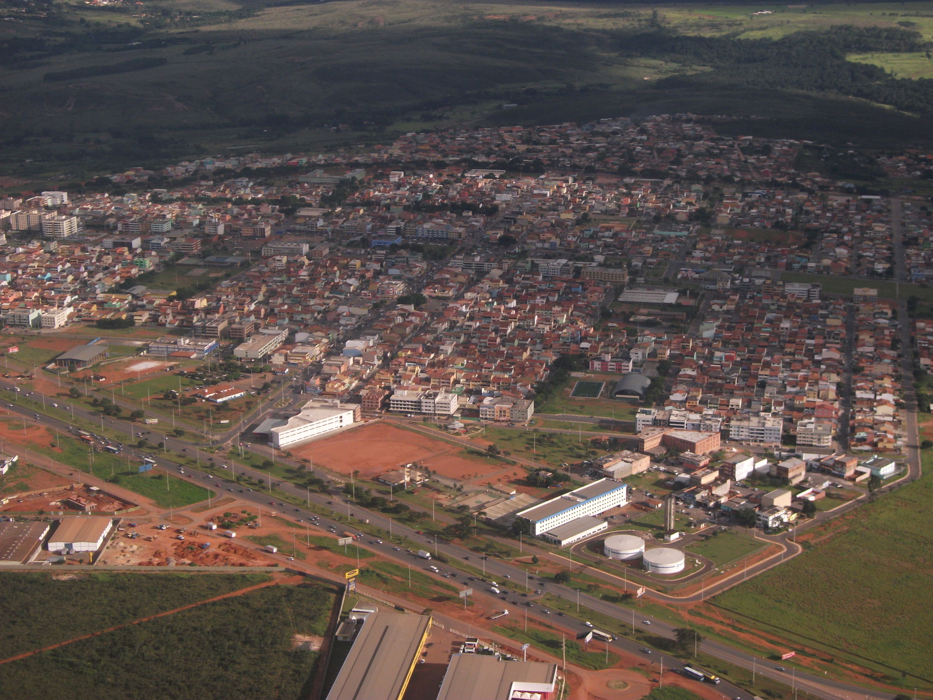 Vista parcial de Riacho Fundo - DF.