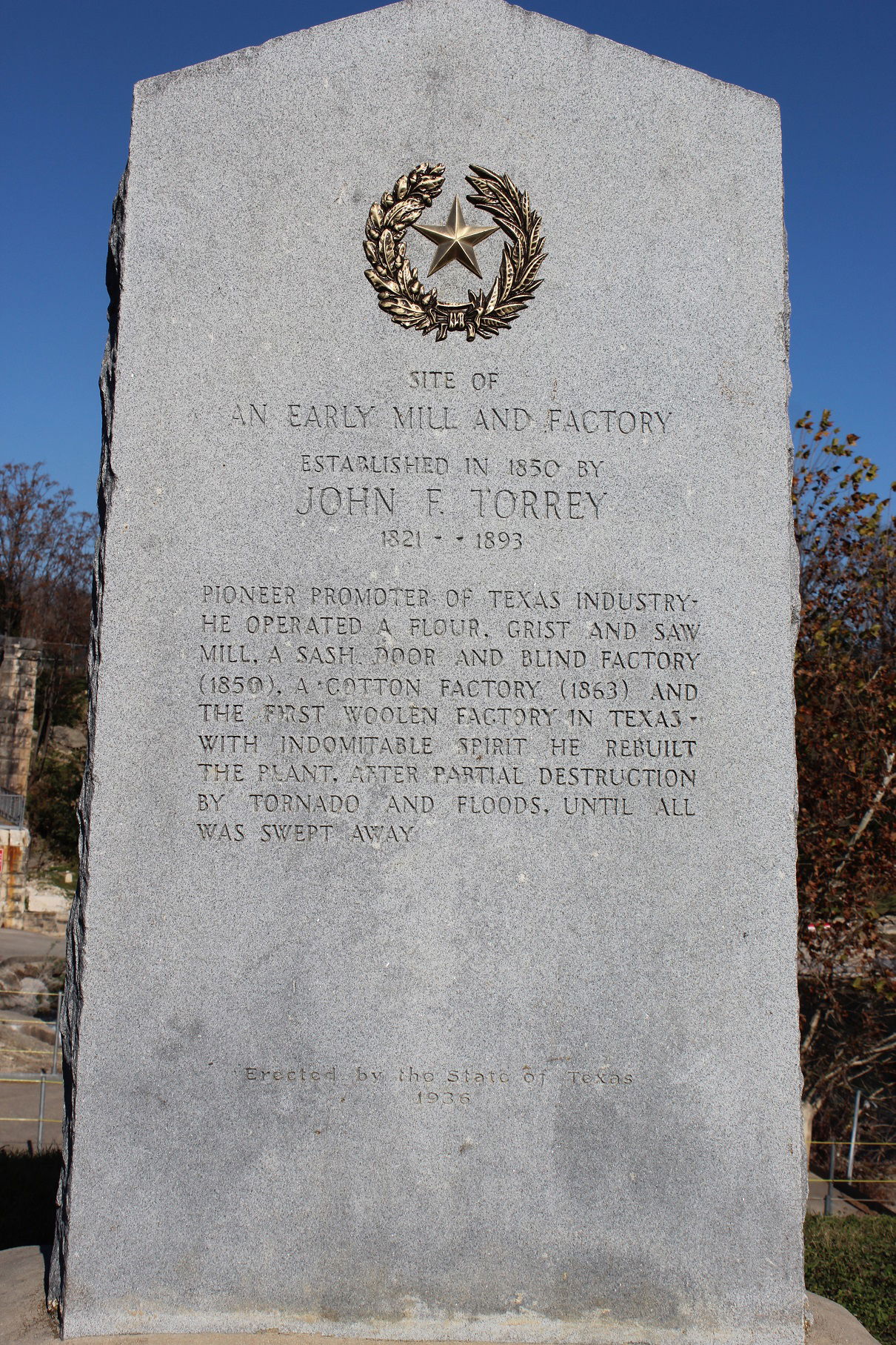 John F. Torrey, Site of Early Mill and Factory. (1821- 1893) Pi…