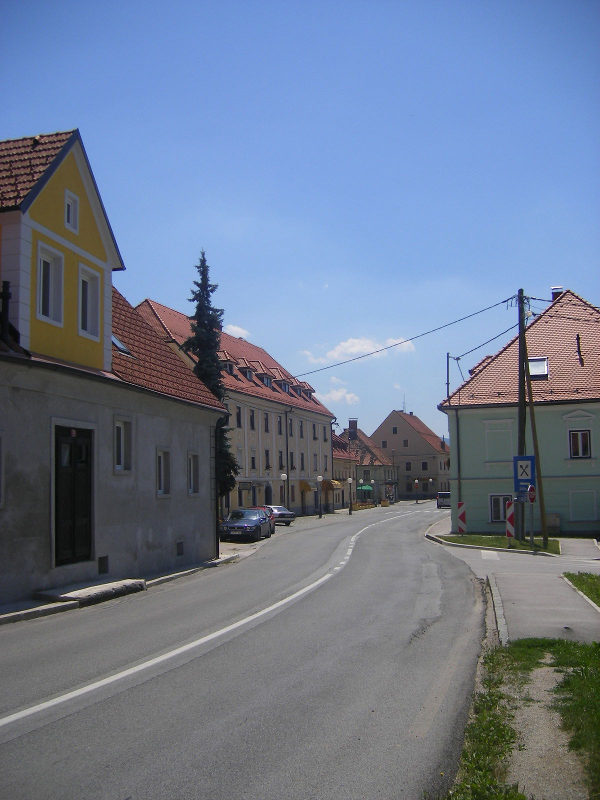 Vojnik - main street