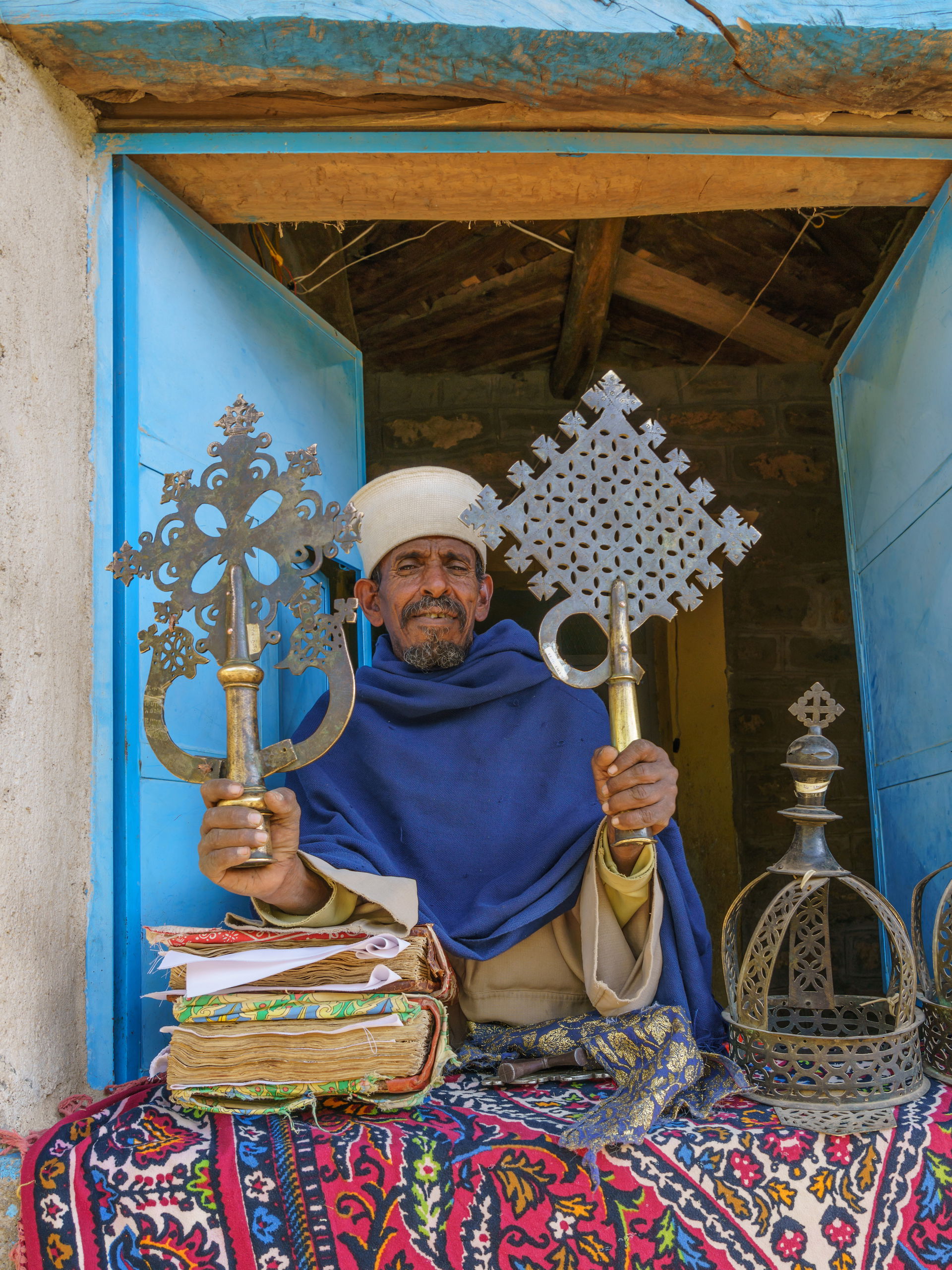 Abba Pentalewon Monastery in Aksum, Tigray Region, Ethiopia
