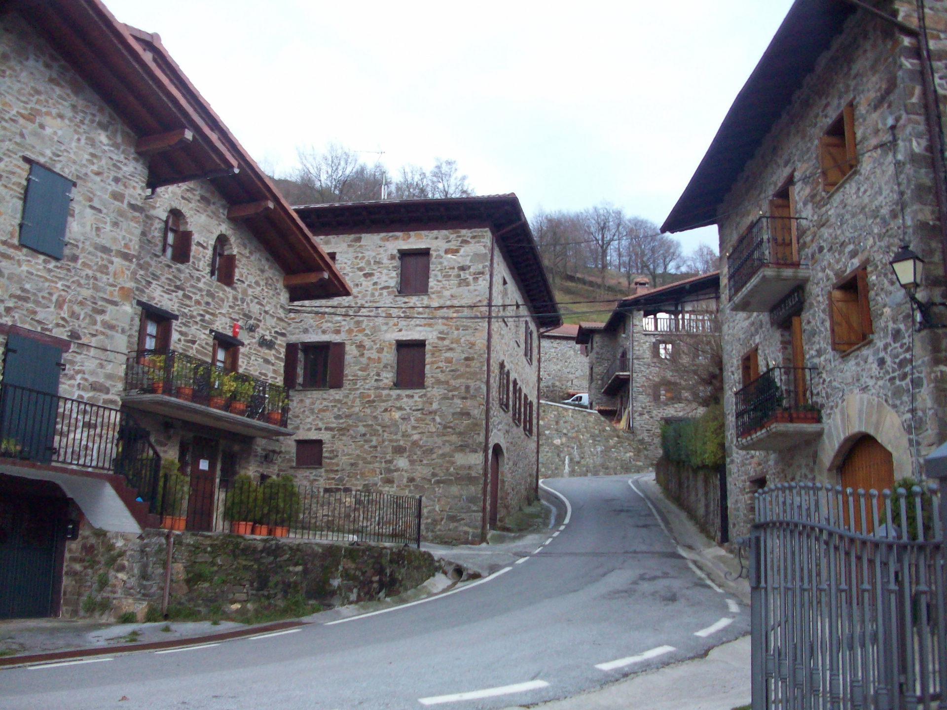 Aranoko etxeak. Nafarroa, Euskal Herria.