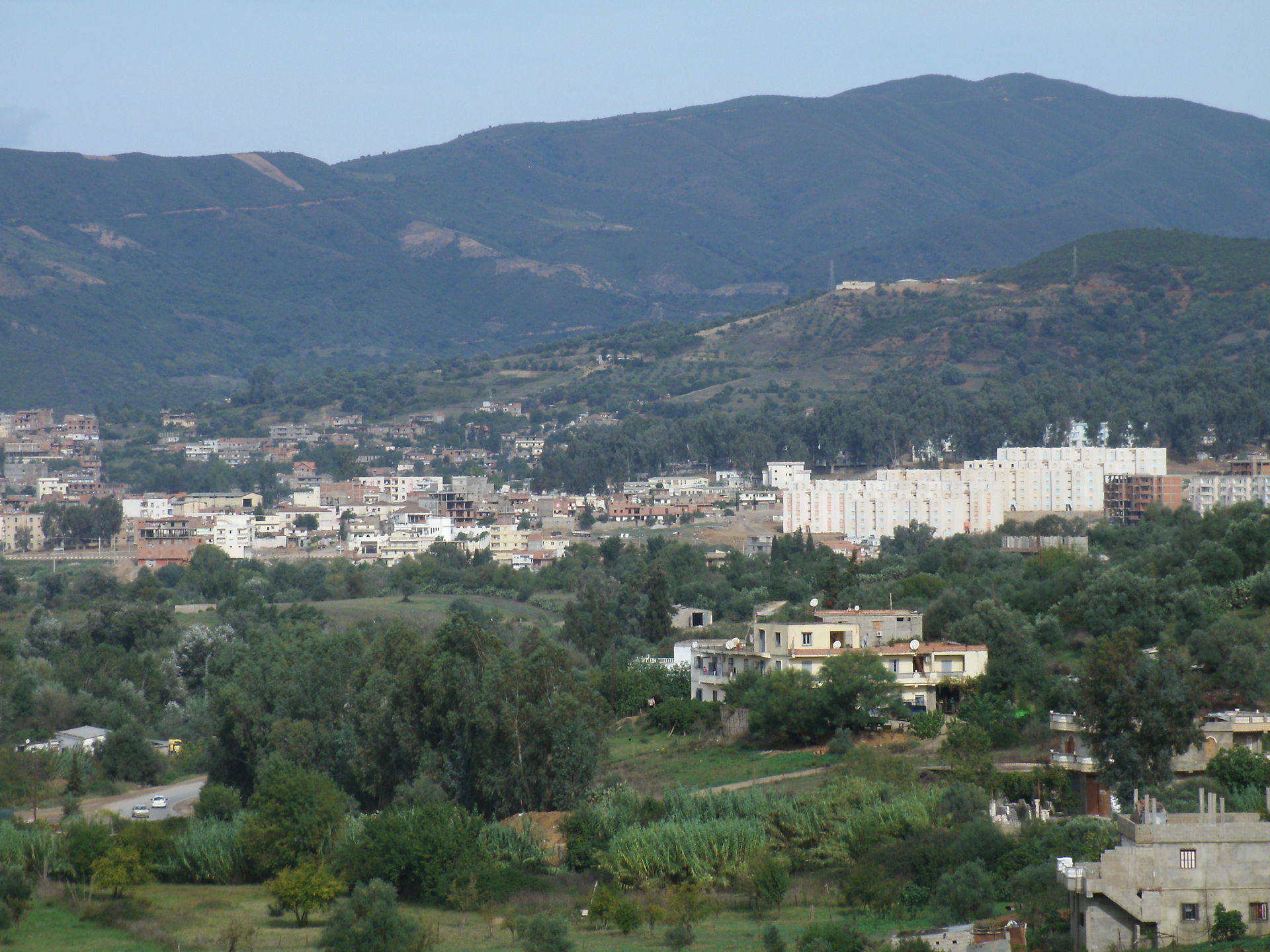 Vue de Tamalous, non loin de Collo