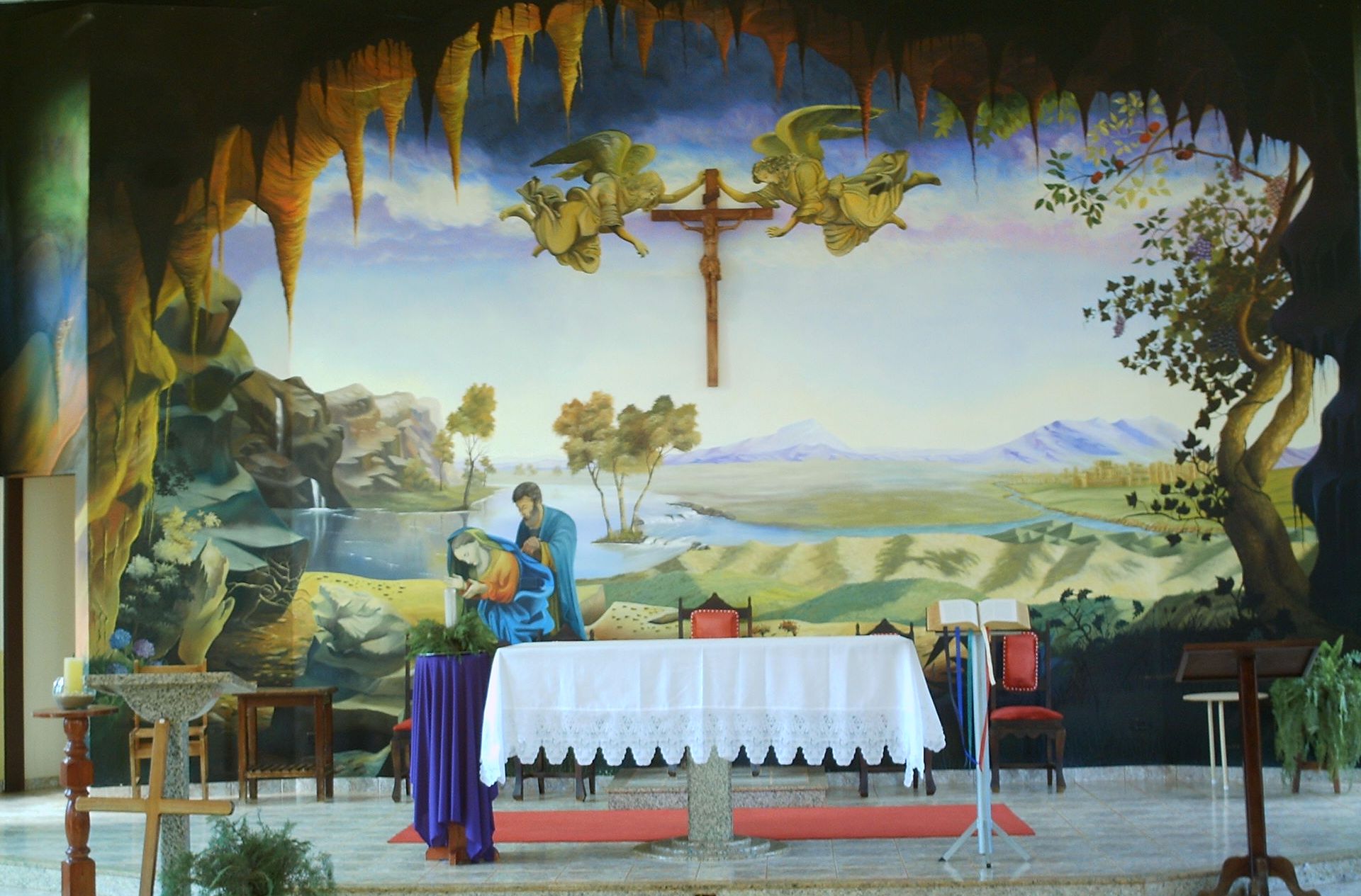 Obra do mais consagrado Artista Sacro Brasileiro.