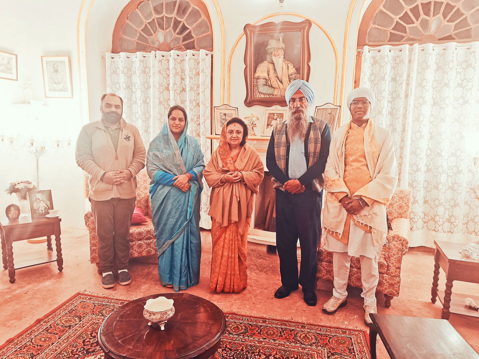Maharani Uma Singh, Raja BhanuPratap Singh, Rani Preeti Singh (…