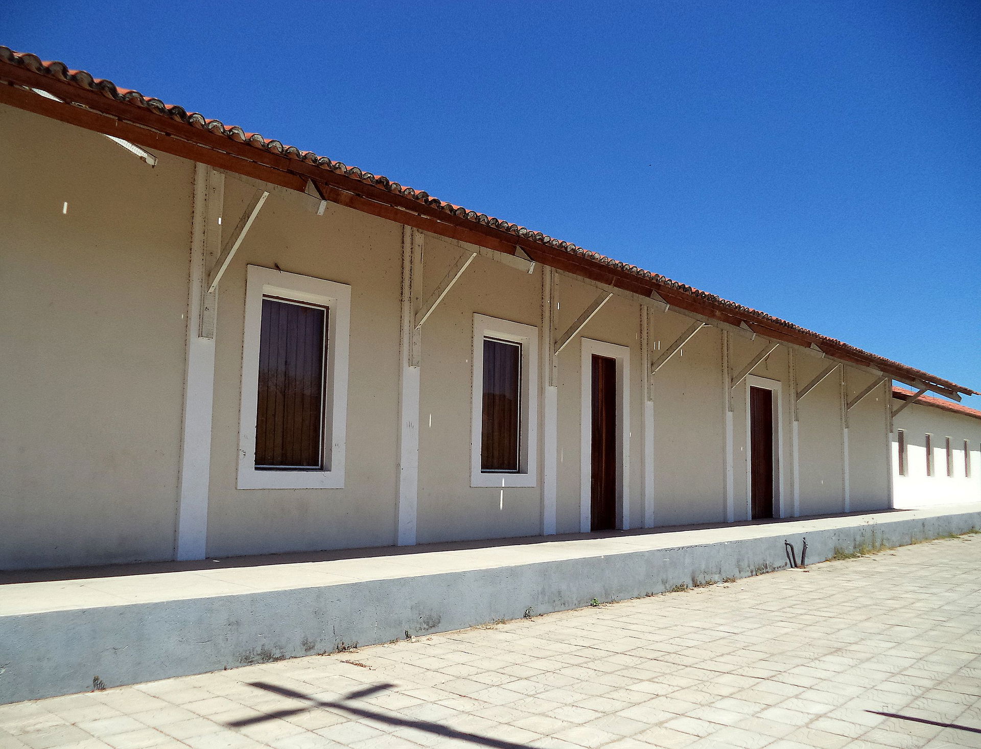 Bem ferroviário valorado pelo IPHAN na cidade de Acopiara, Cear…