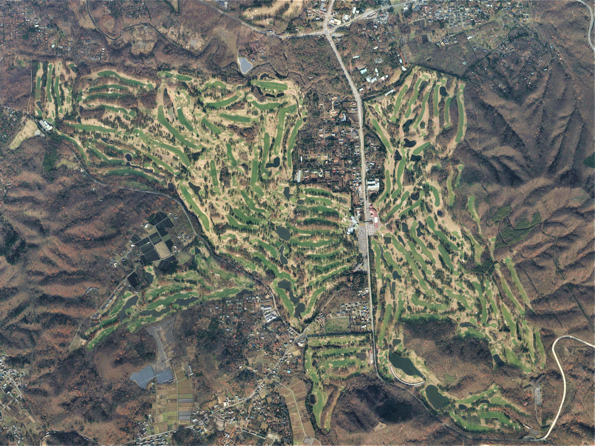 Karuizawa 72 Golf, Karuizawa Nagano Aerial photograph.2015