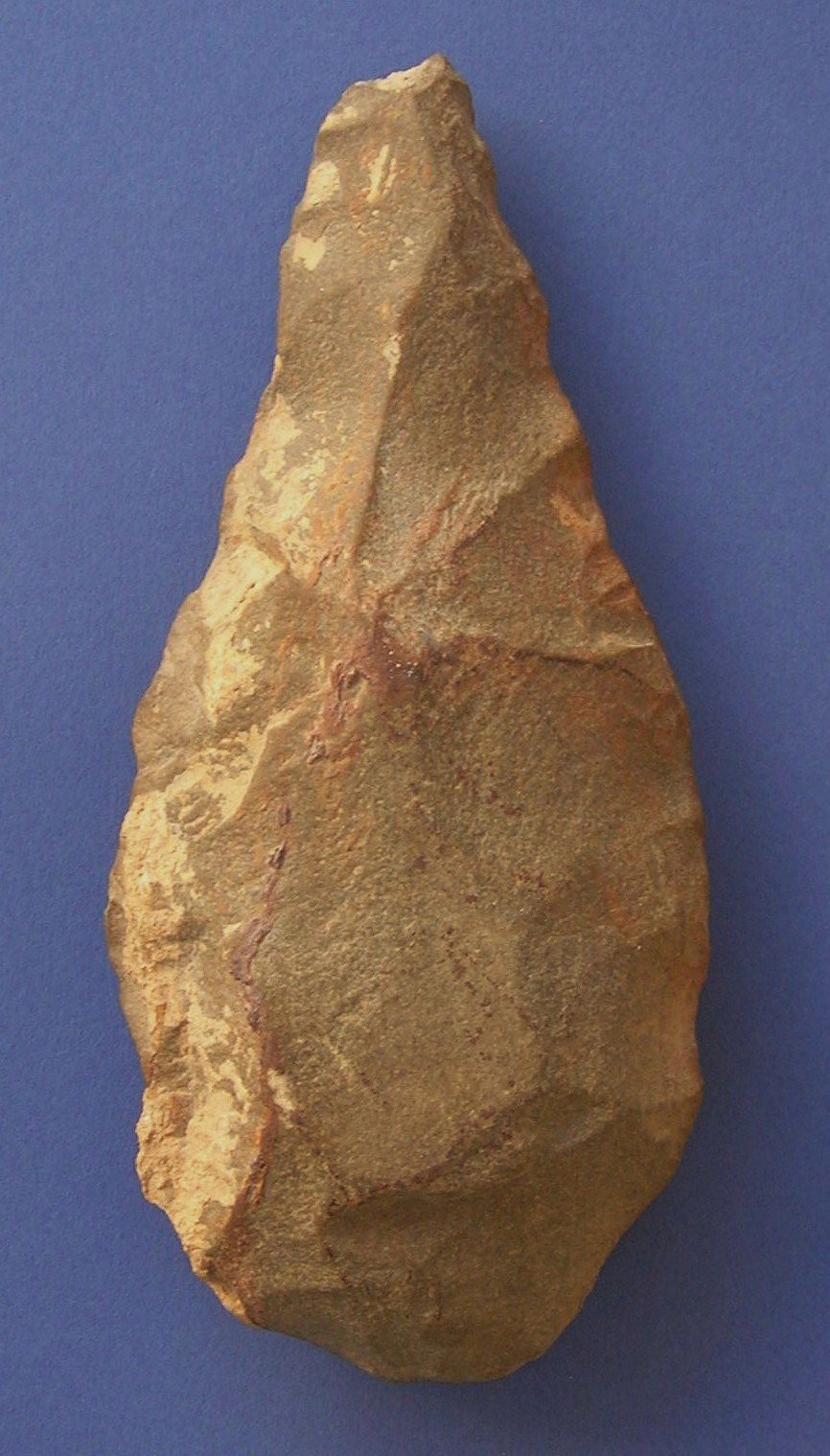Biface préhistorique, Sour El-Ghozlane (Algérie), chemin de la …
