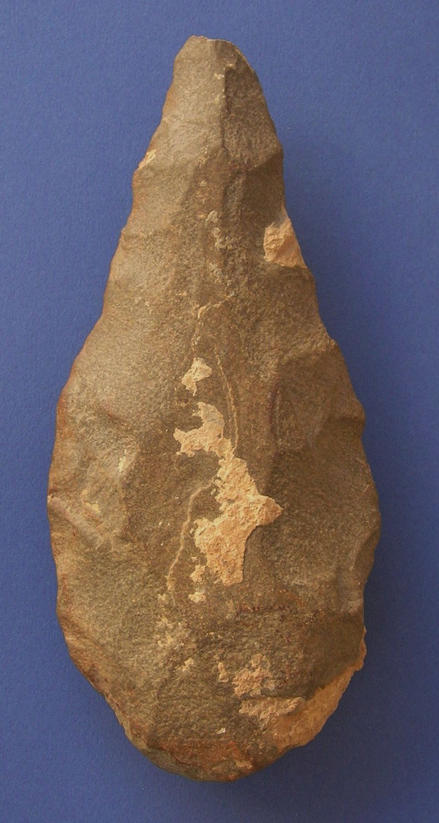 Biface préhistorique, Sour El-Ghozlane (Algérie), chemin de la …