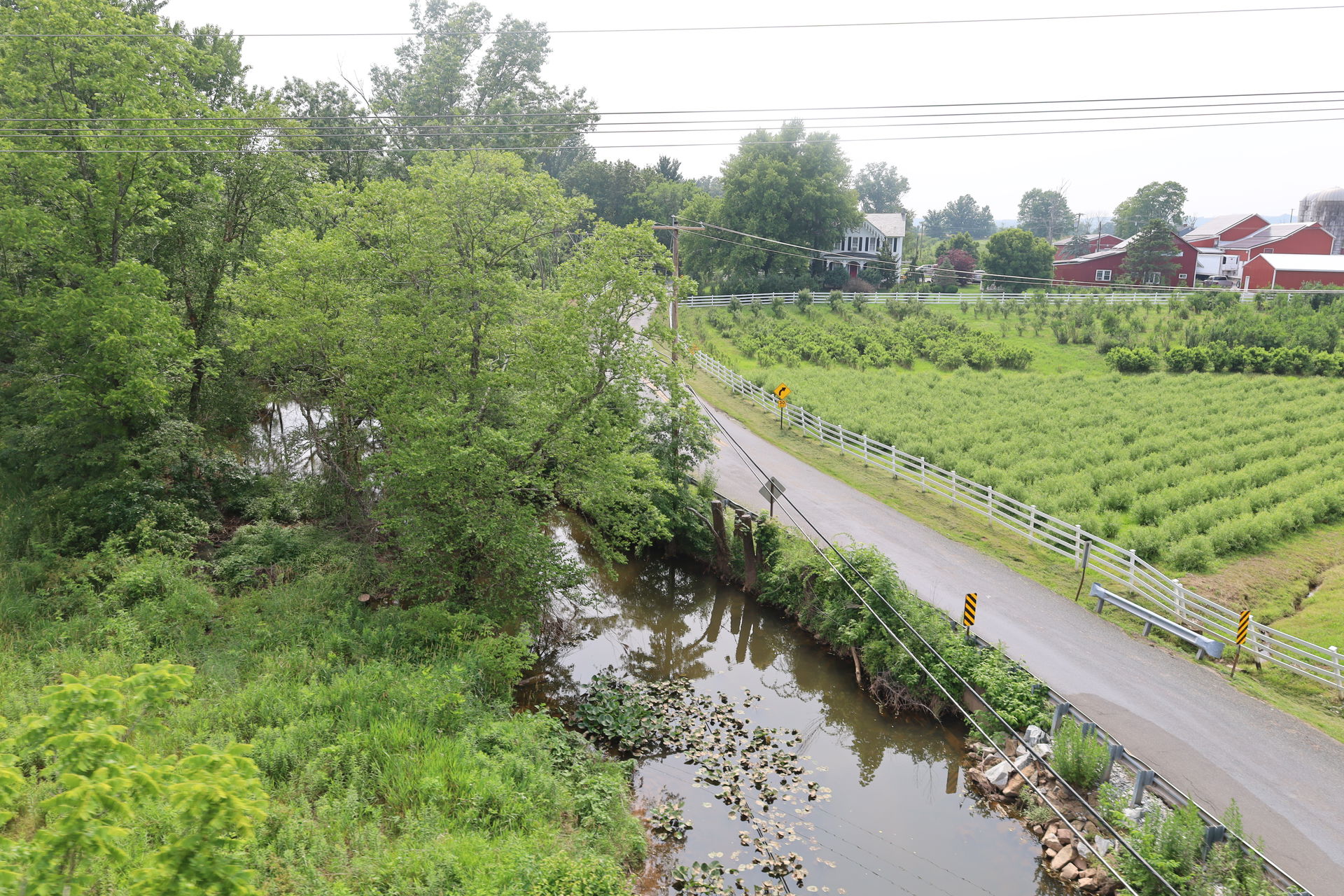 Scenery of Flemington, NJ, taken while sitting on train of Blac…