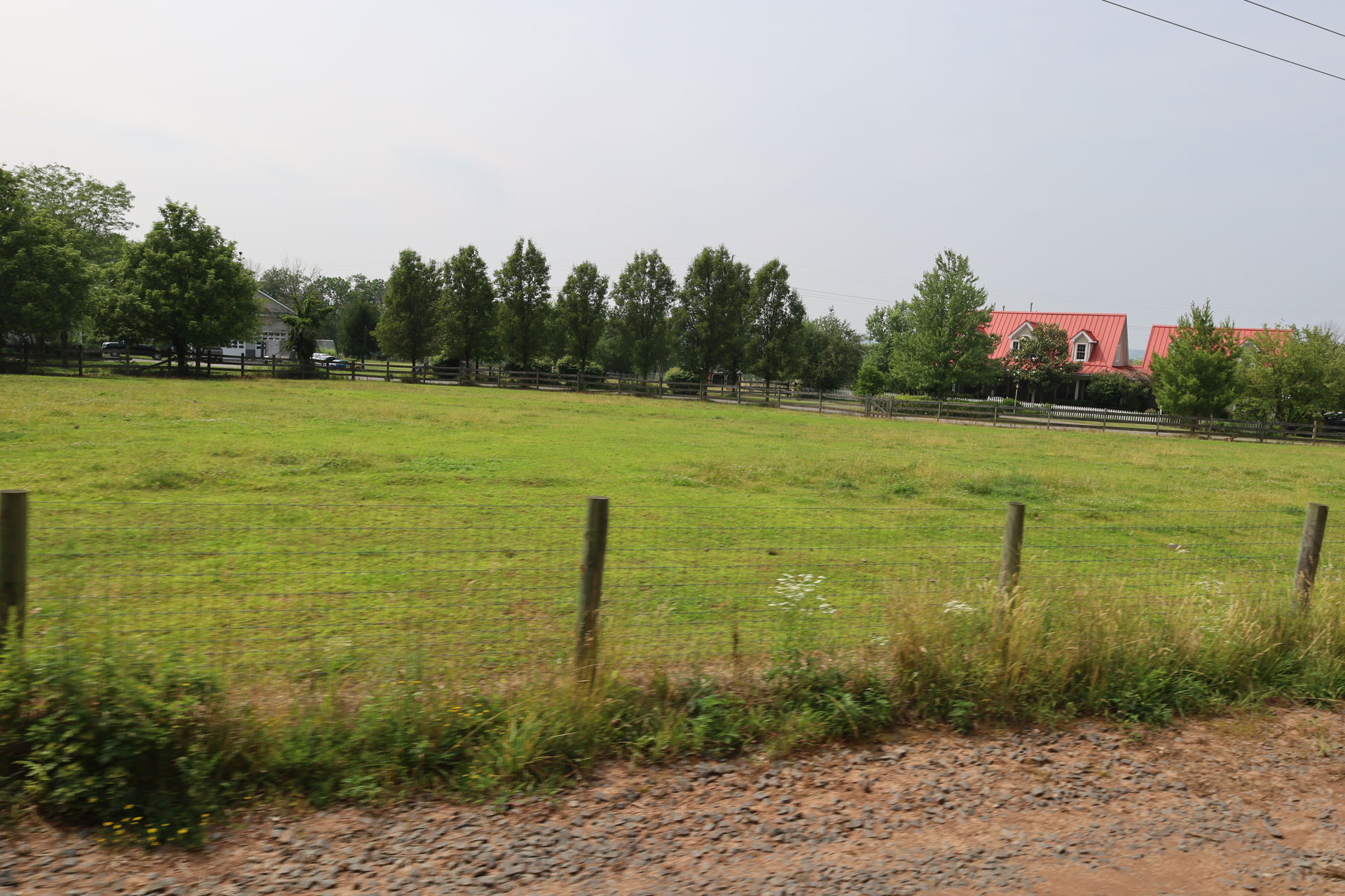 Scenery of Flemington, NJ, taken while sitting on train of Blac…
