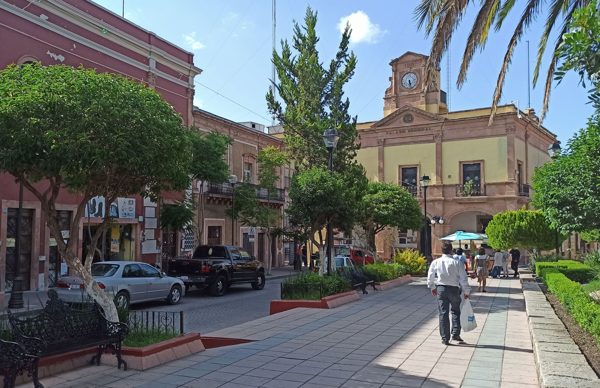 Calle Manuel Doblado. San Luis de la Paz, Guanajuato, México.