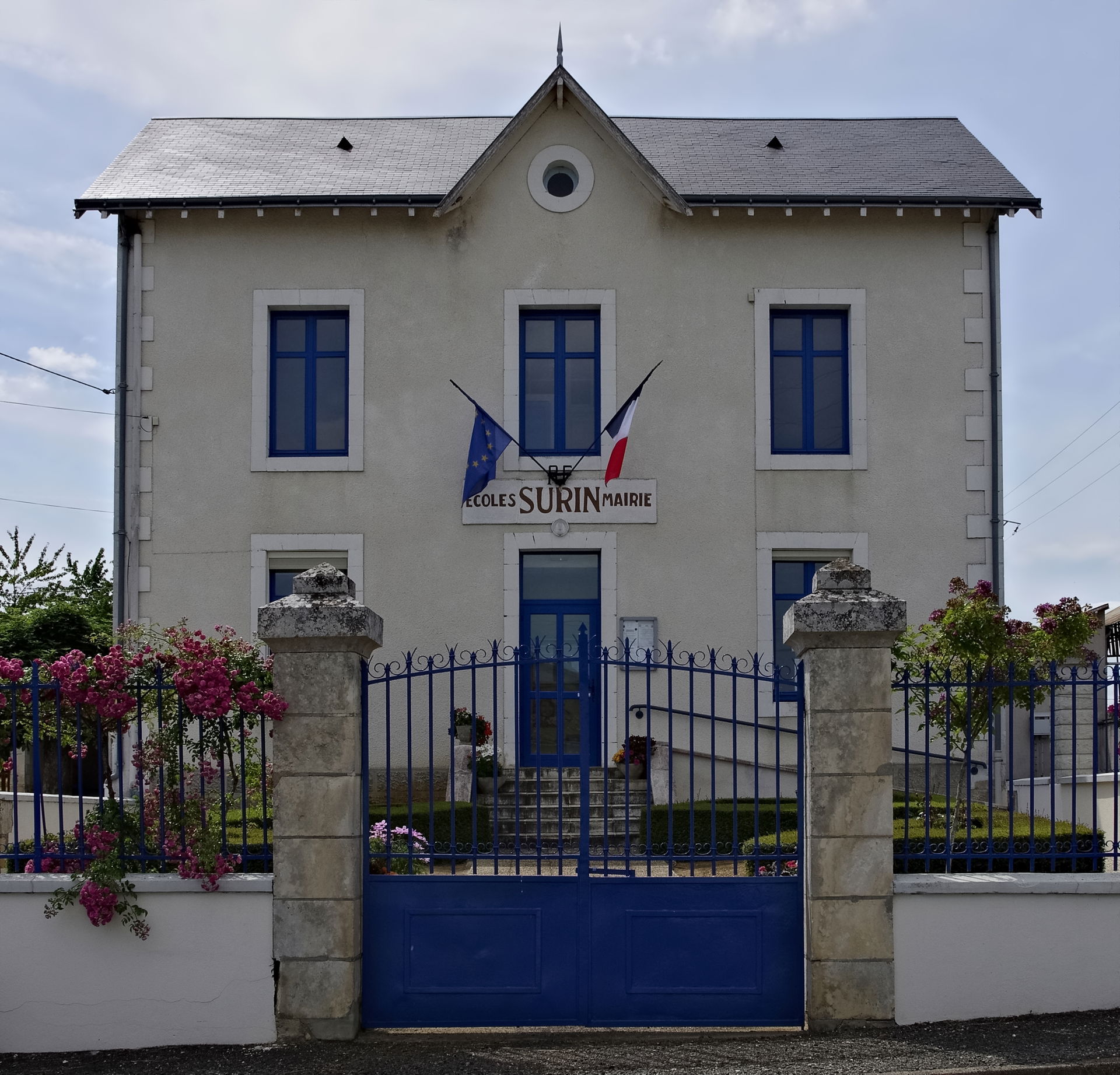 City hall of Surin, Vienne, France.