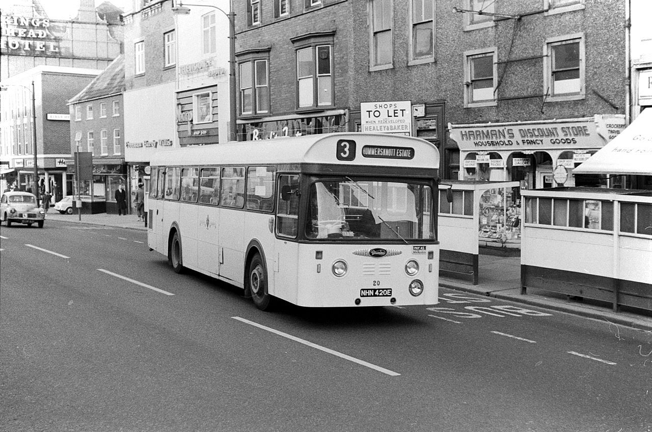 Prebend Row, Darlington – 1968