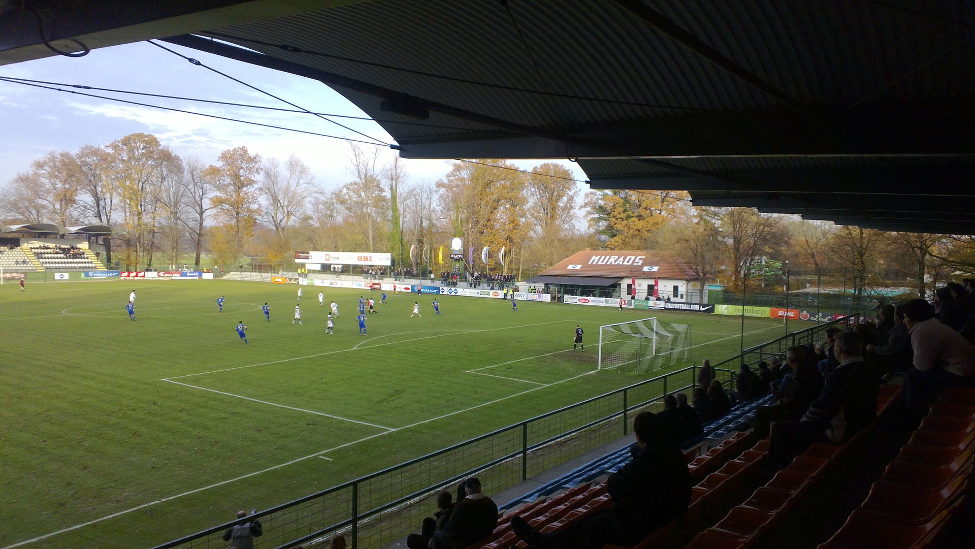 Mura 05 playing against Domžale in a Slovenian PrvaLiga match d…