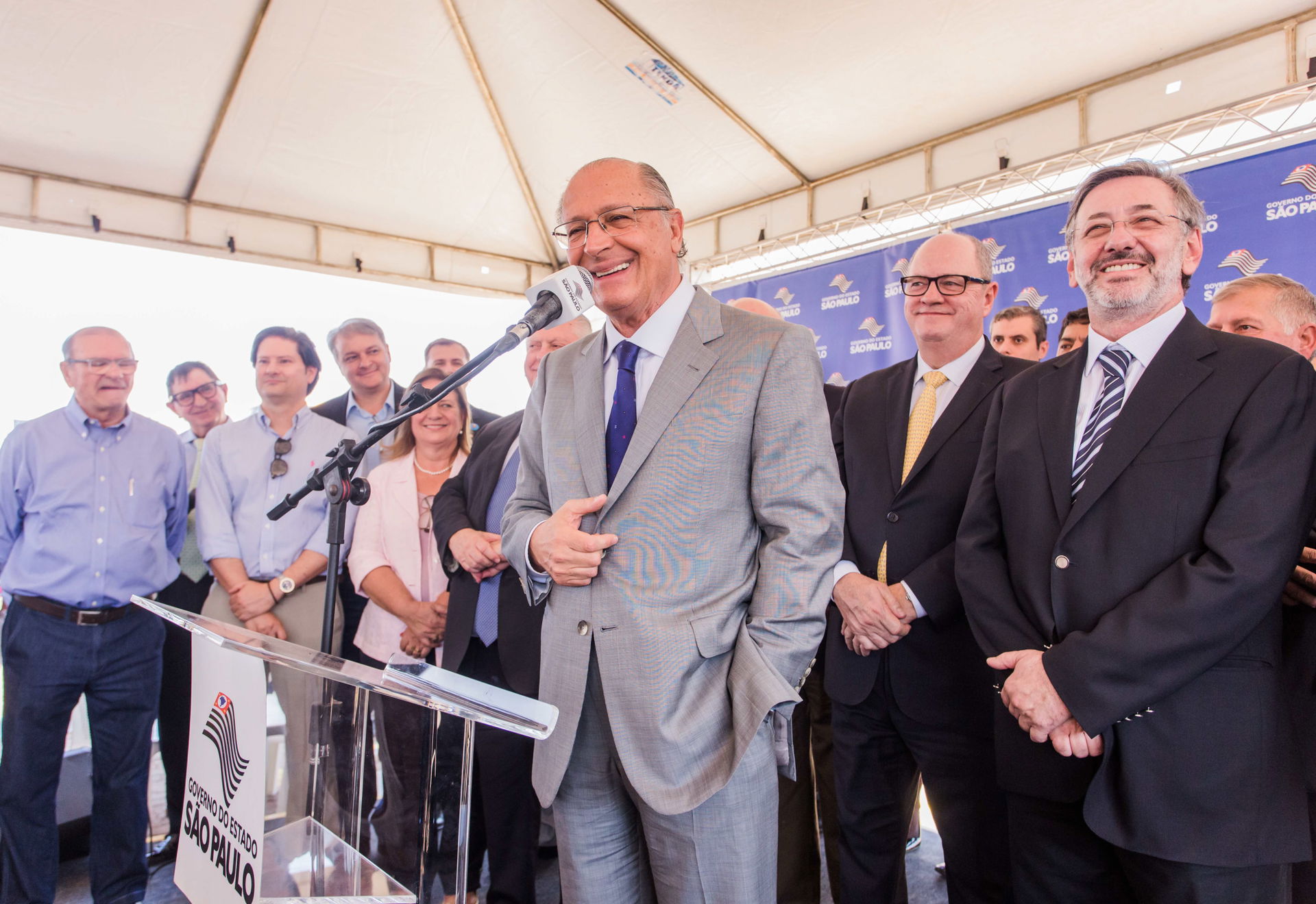 O Governador do Estado de São Paulo, Geraldo Alckmin, participo…