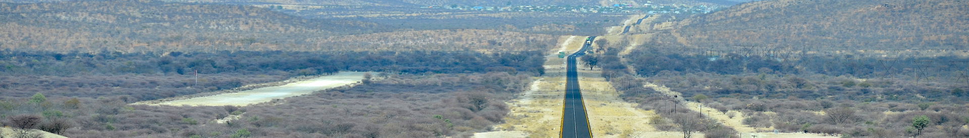 Main road C39 near Khorixas in Namibia (2014)