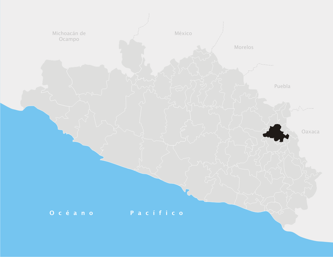 Tlapa de Comonfort en el estado de Guerrero (México)
