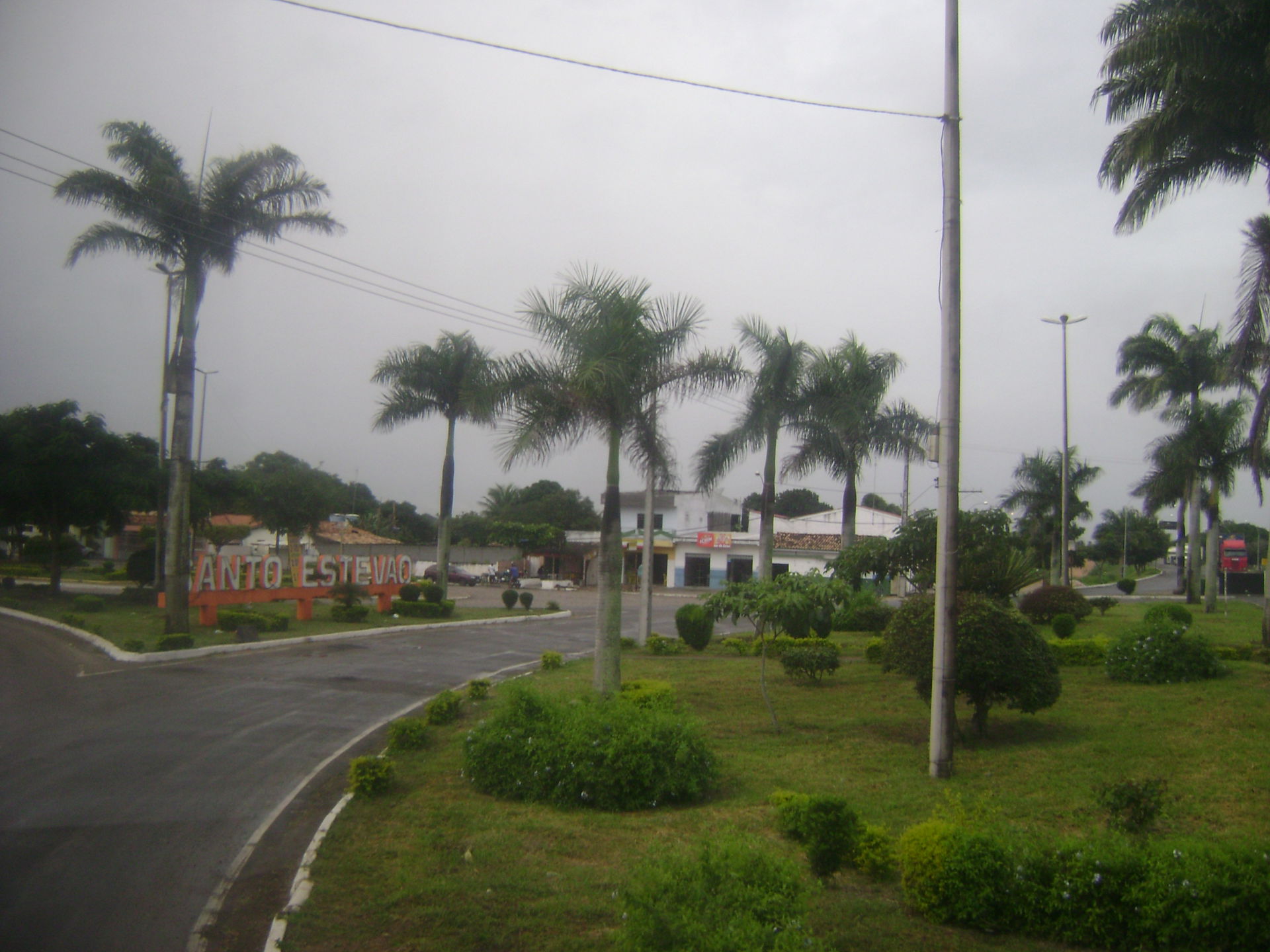 Entrada do município de Santo Estêvão, na Bahia, Brasil.