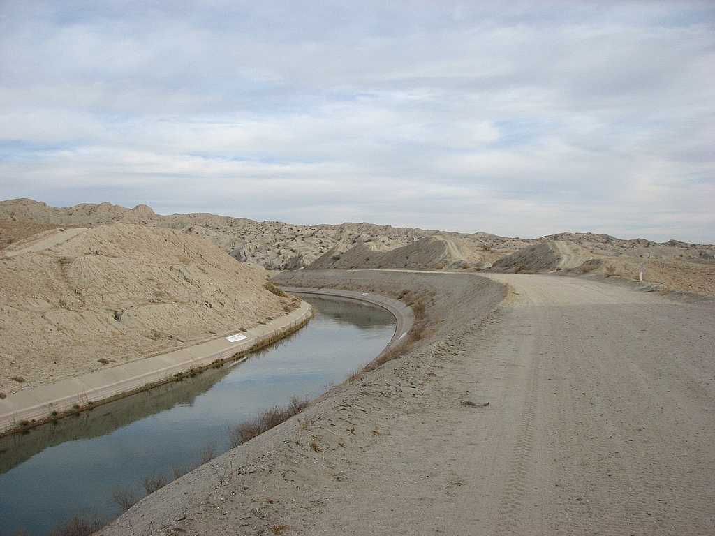 Coachella Canal east of Mecca, CA