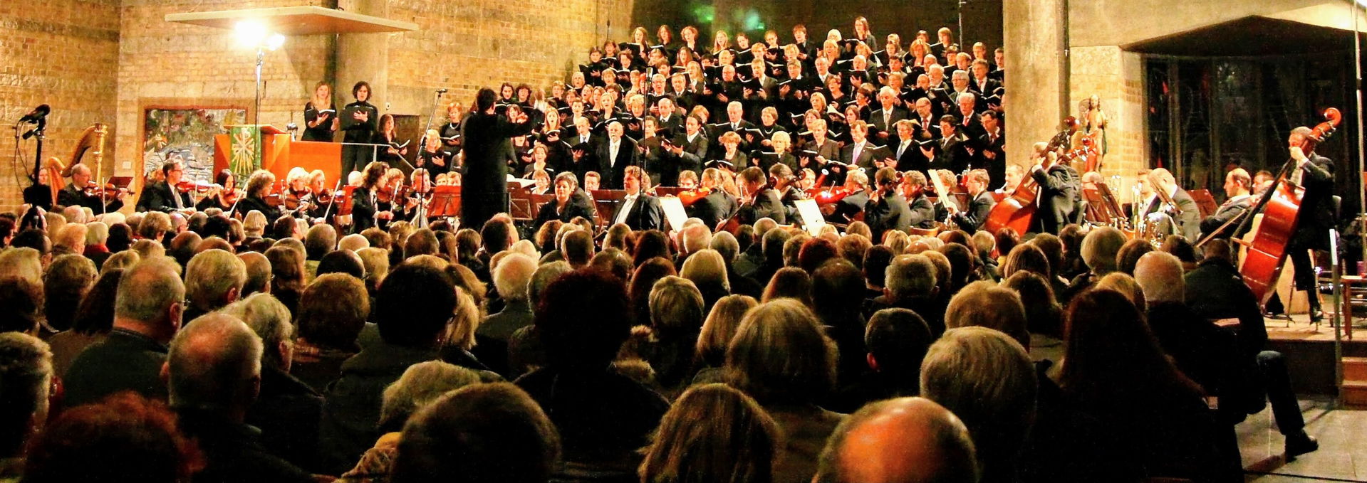 Aufführung des deutschen Requiems in der Kirche Johanniskirche.