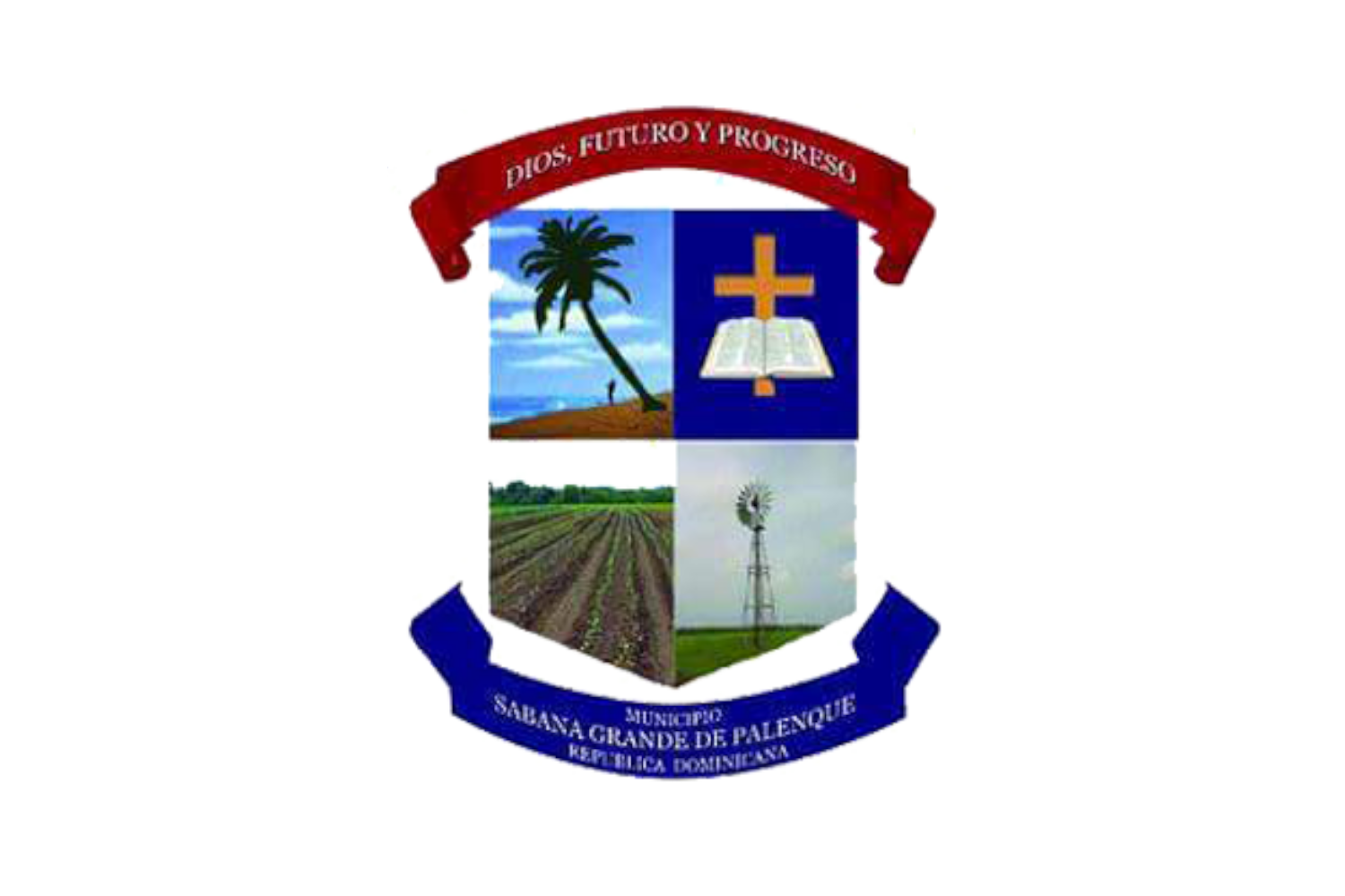 Flag of Sabana Grande de Palenque, Dominican Republic