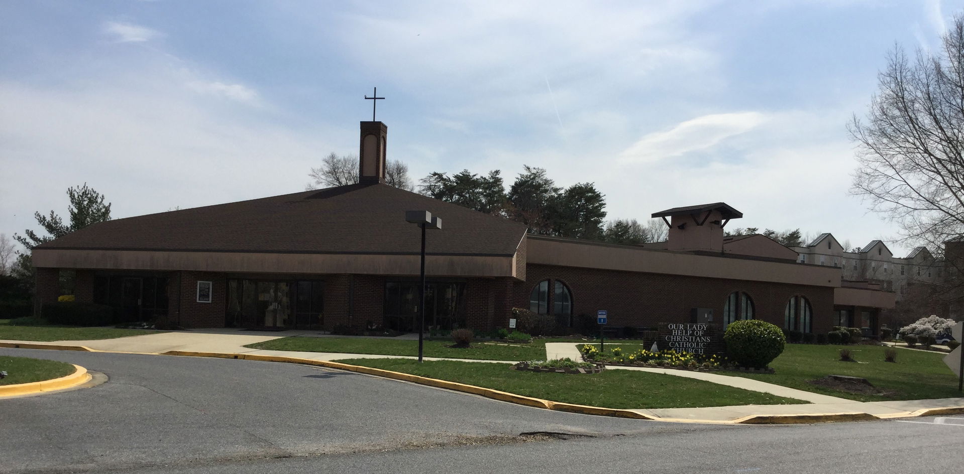 Front View of Our Lady Help of Christians, Waldorf, MD