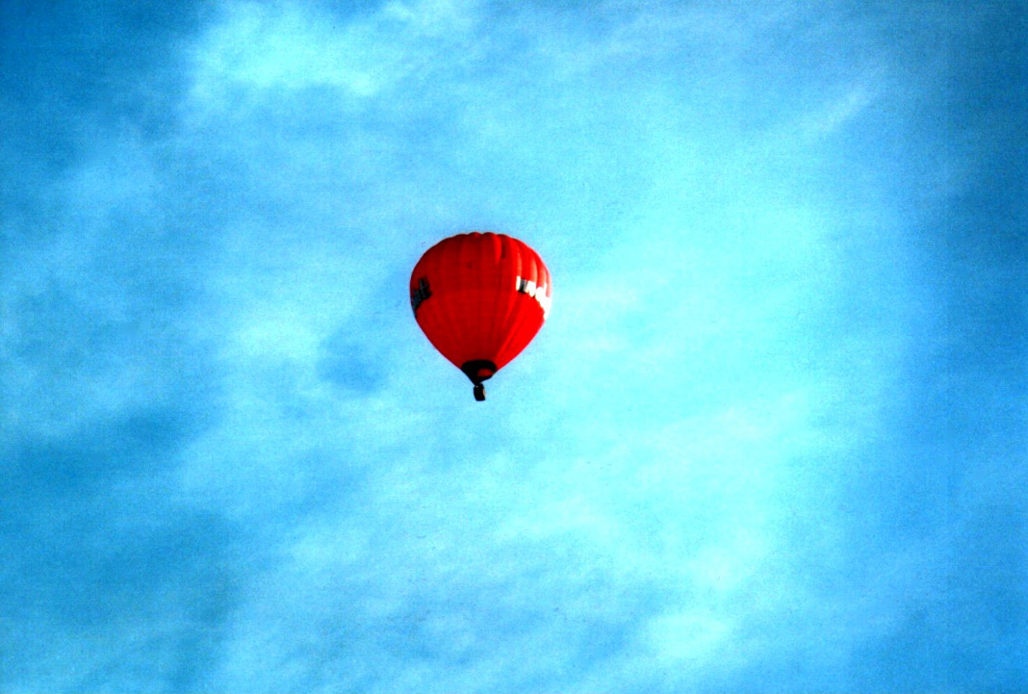Hot air balloon over Straubing, Bavaria