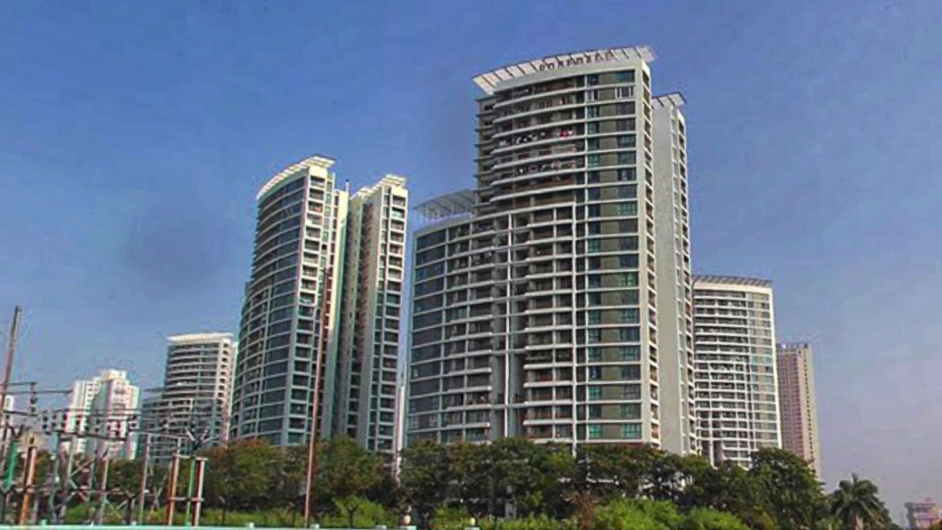 High-rise apartments at Gandhinagar locality of Dharwad city (H…