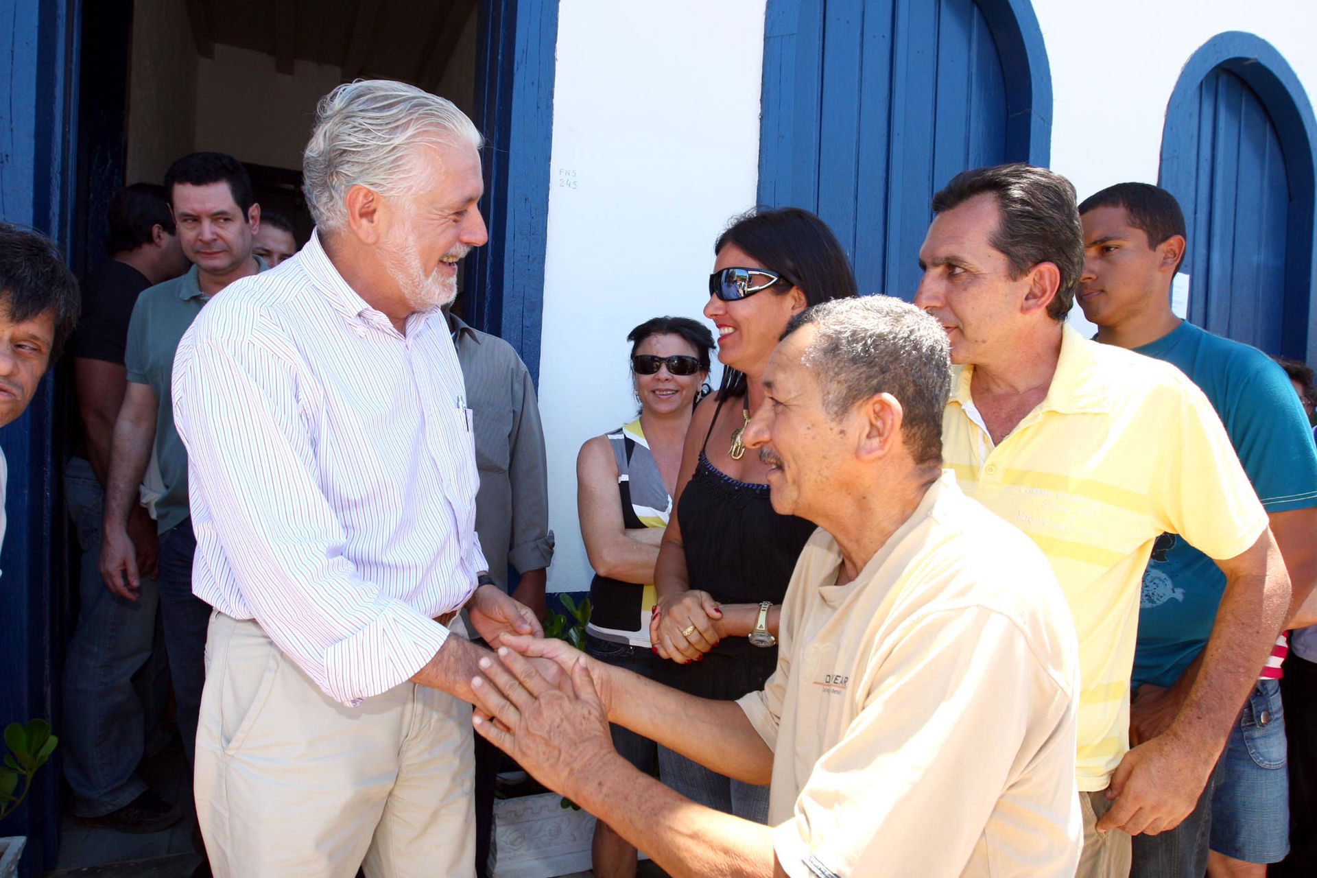 O governador Jaques Wagner esteve neste domingo (4) em Livramen…