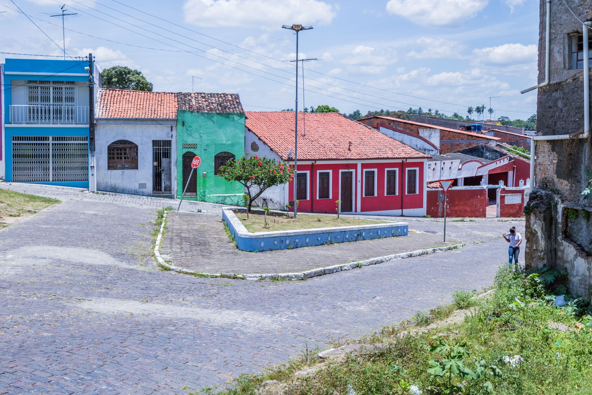 Small public squares in Maragogipe, Bahia, Brazil.