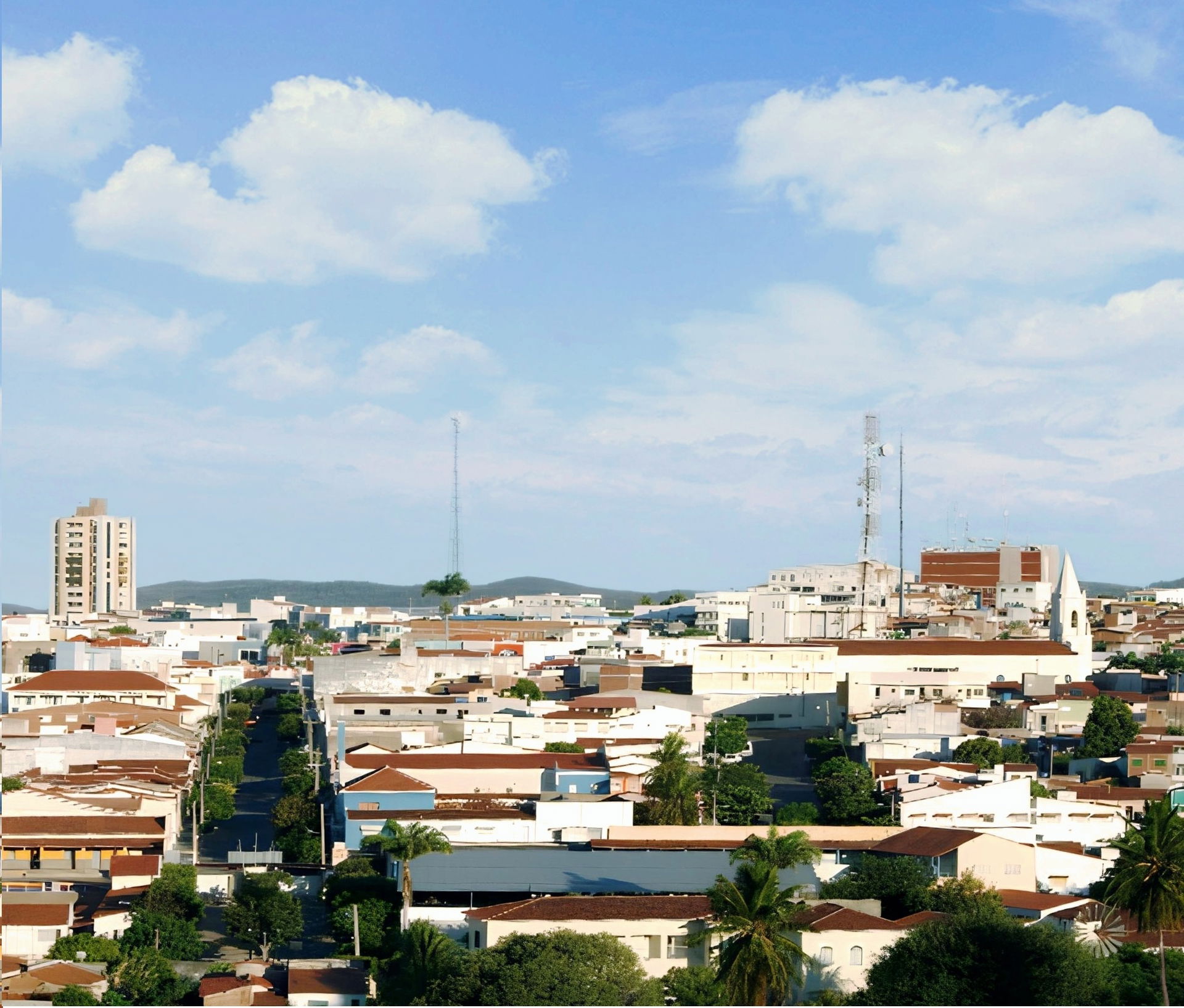 Foto da Região central de Currais Novos