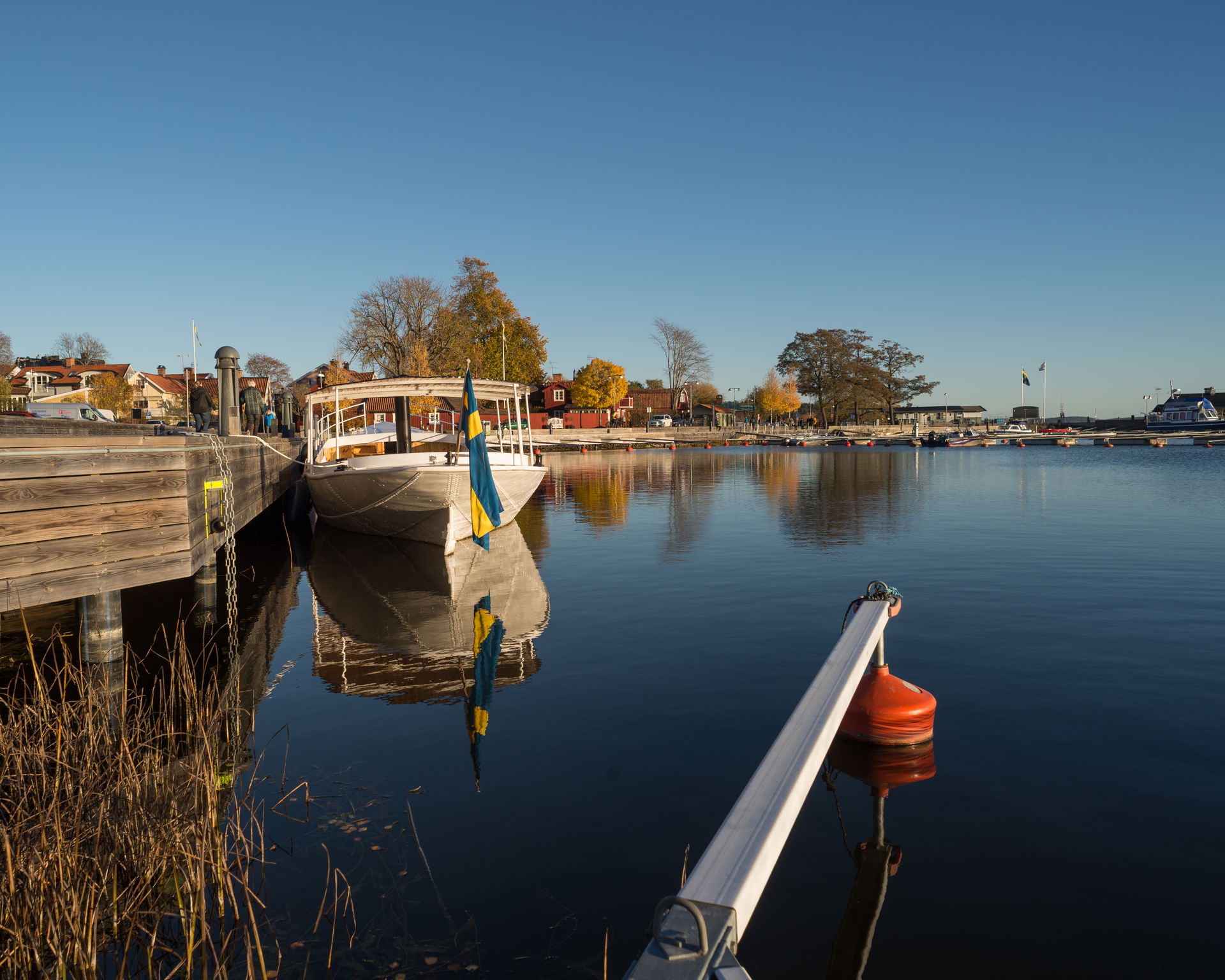 Small habour in Sigtuna, Sweden.
