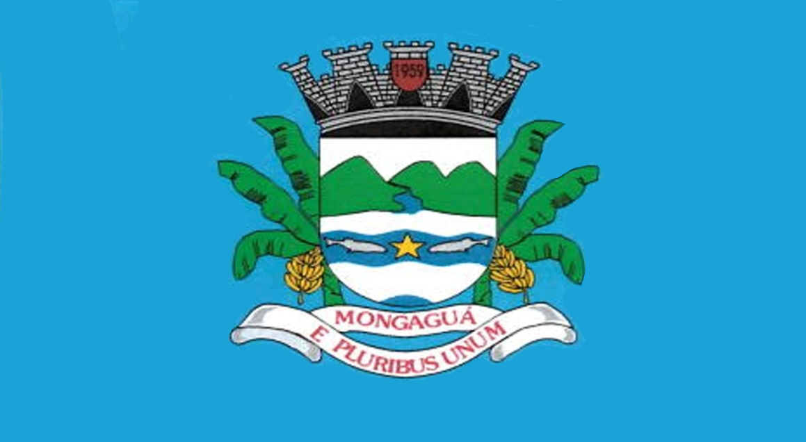 Flag of Mongaguá, SP, Brazil