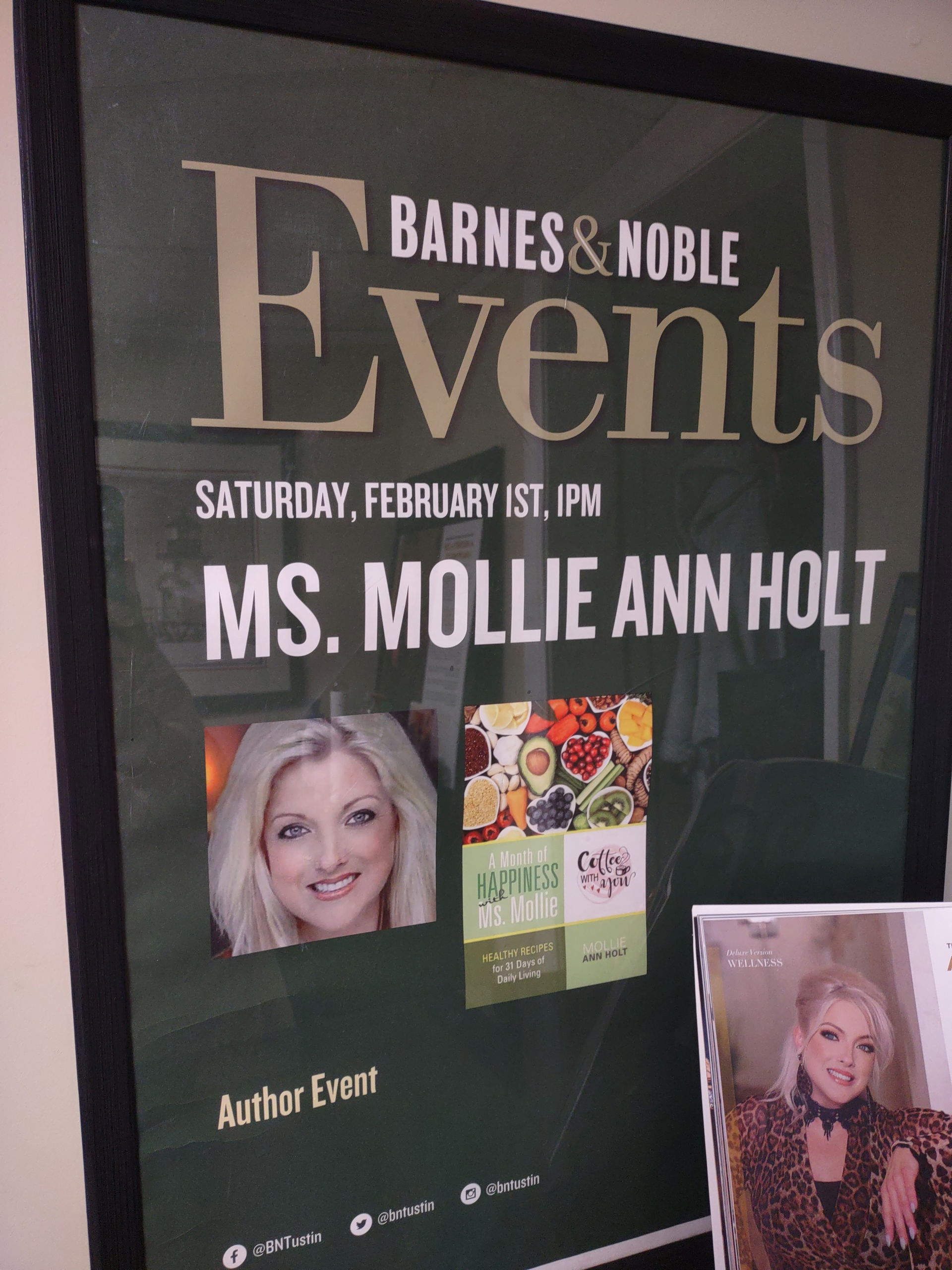 Book Event at Barnes & Noble Tustin CA.