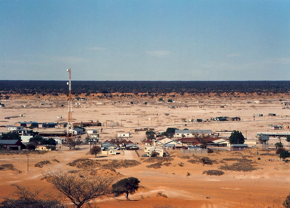 The town of Tshabong, the administrative centre of Kgalagadi Di…