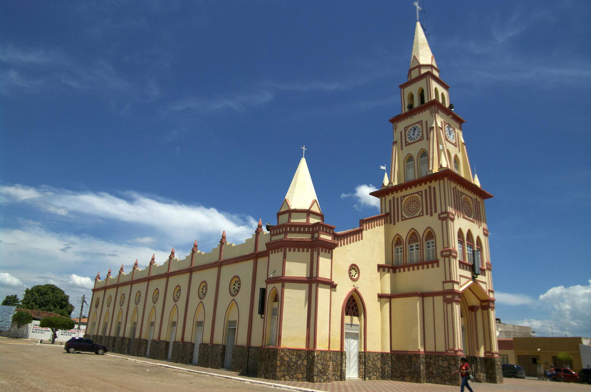 Igreja matriz da paróquia do Sagrado Coração de Jesus, da Dioce…