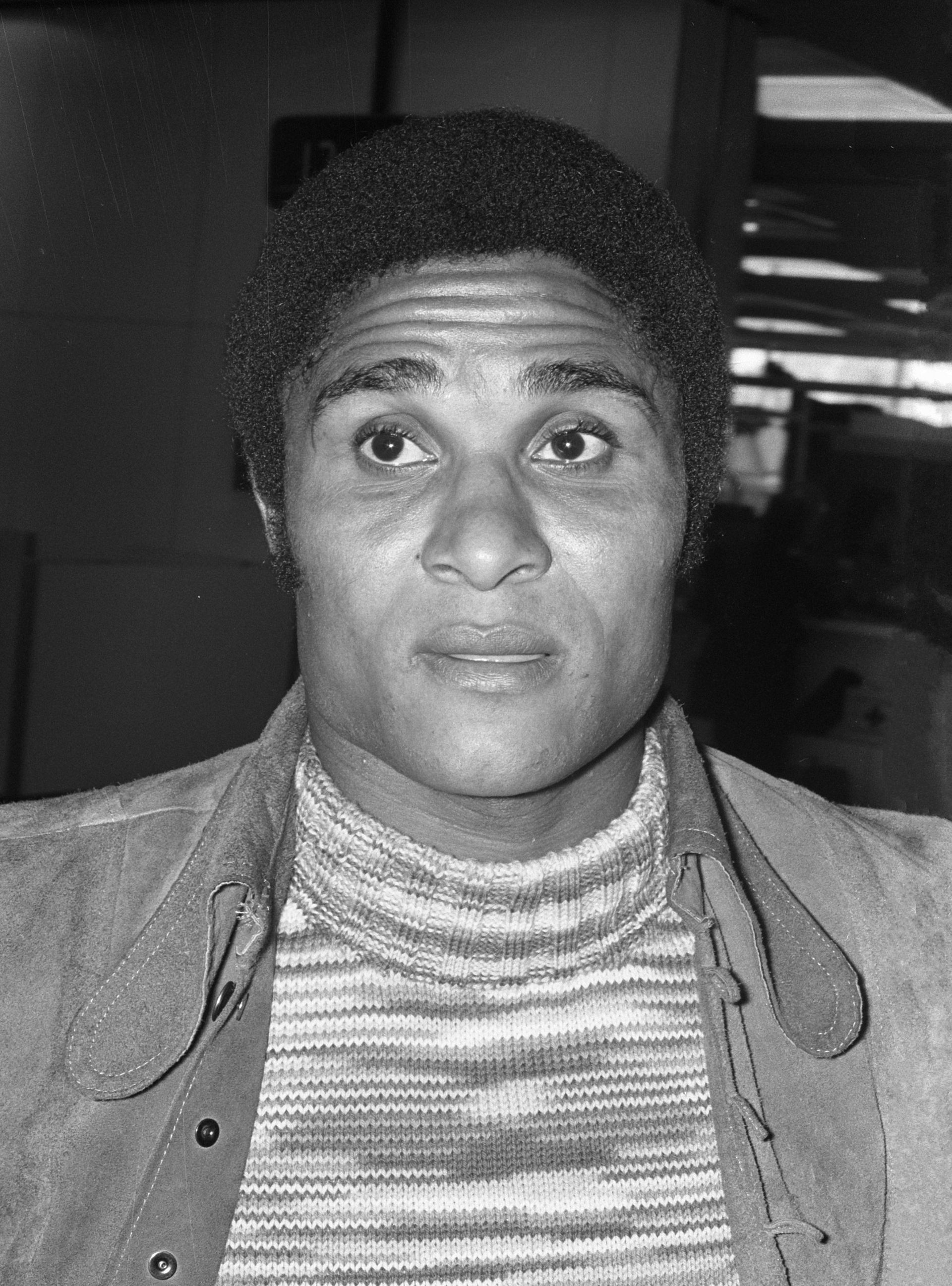 Aankomst Benfica op Schiphol, Eusebio